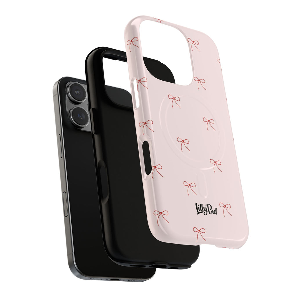 Pink Tiny Bows Phone Case | Tough Magnetic Case