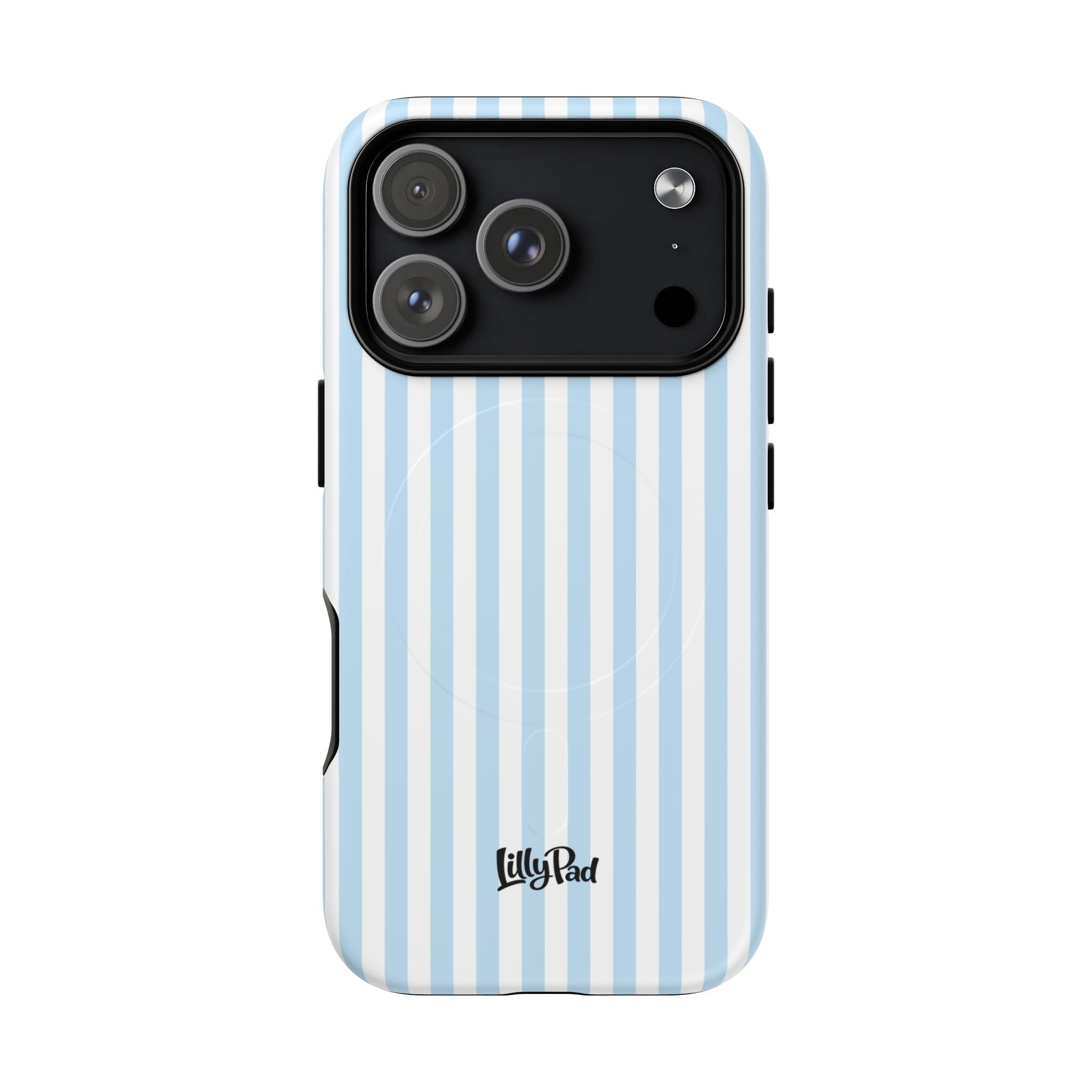 Blue Striped Pattern Phone Case | Tough Magnetic Case