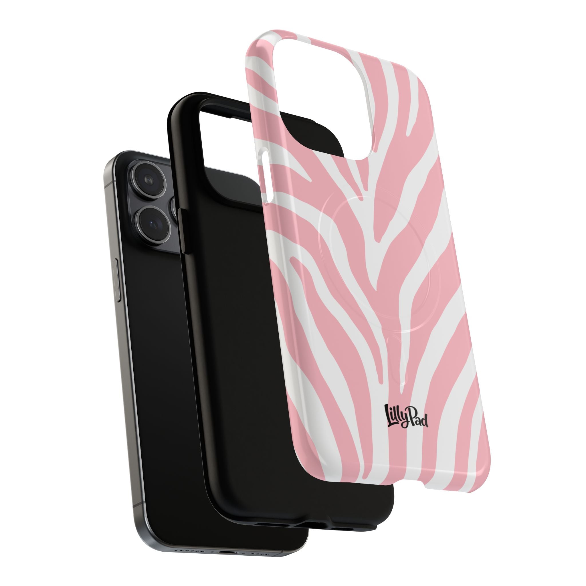 Pink Zebra Print Phone Case | Magnetic Case