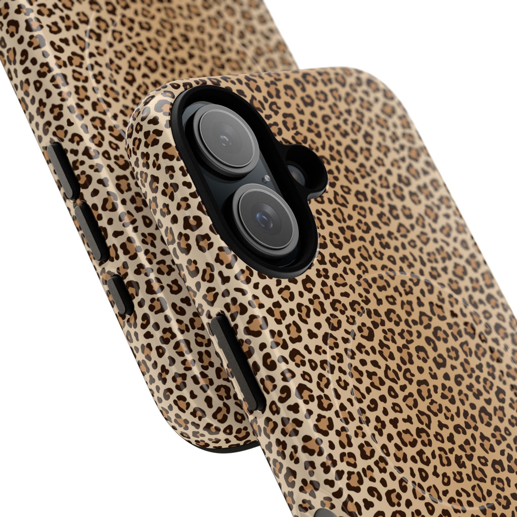 Leopard Print Phone Case | Tough Magnetic Case, Animal Print iPhone Cover
