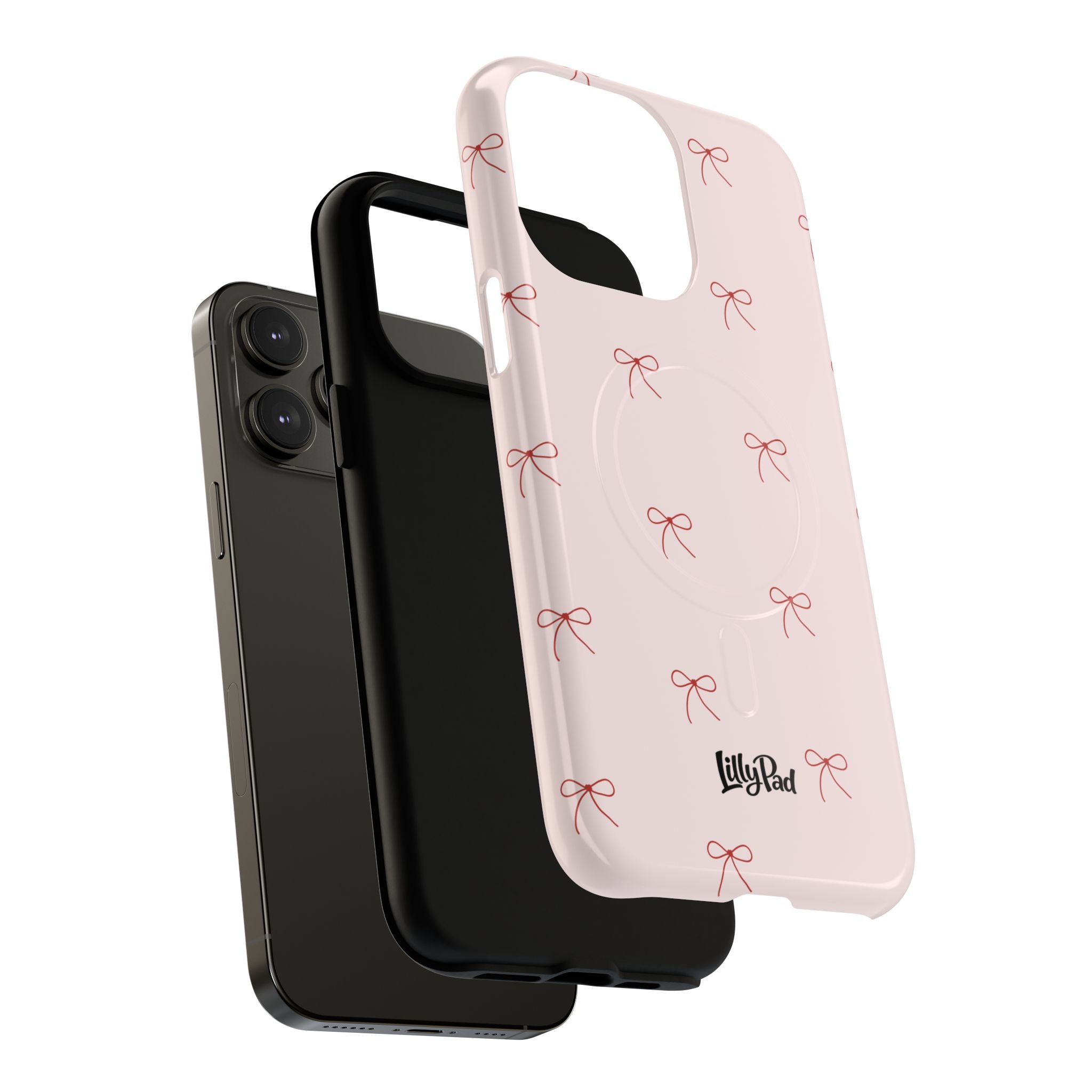 Pink Tiny Bows Phone Case | Tough Magnetic Case
