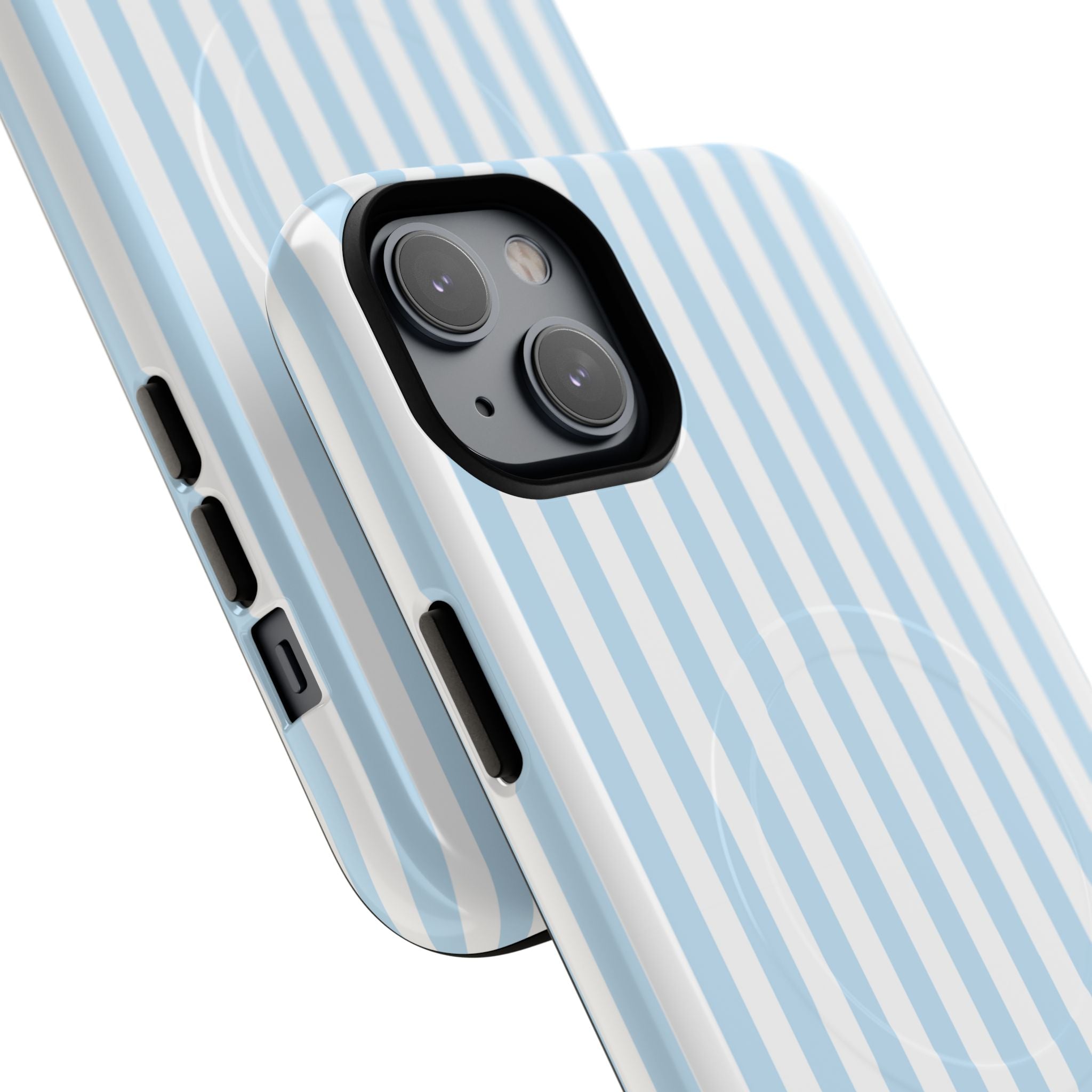 Blue Striped Pattern Phone Case | Tough Magnetic Case