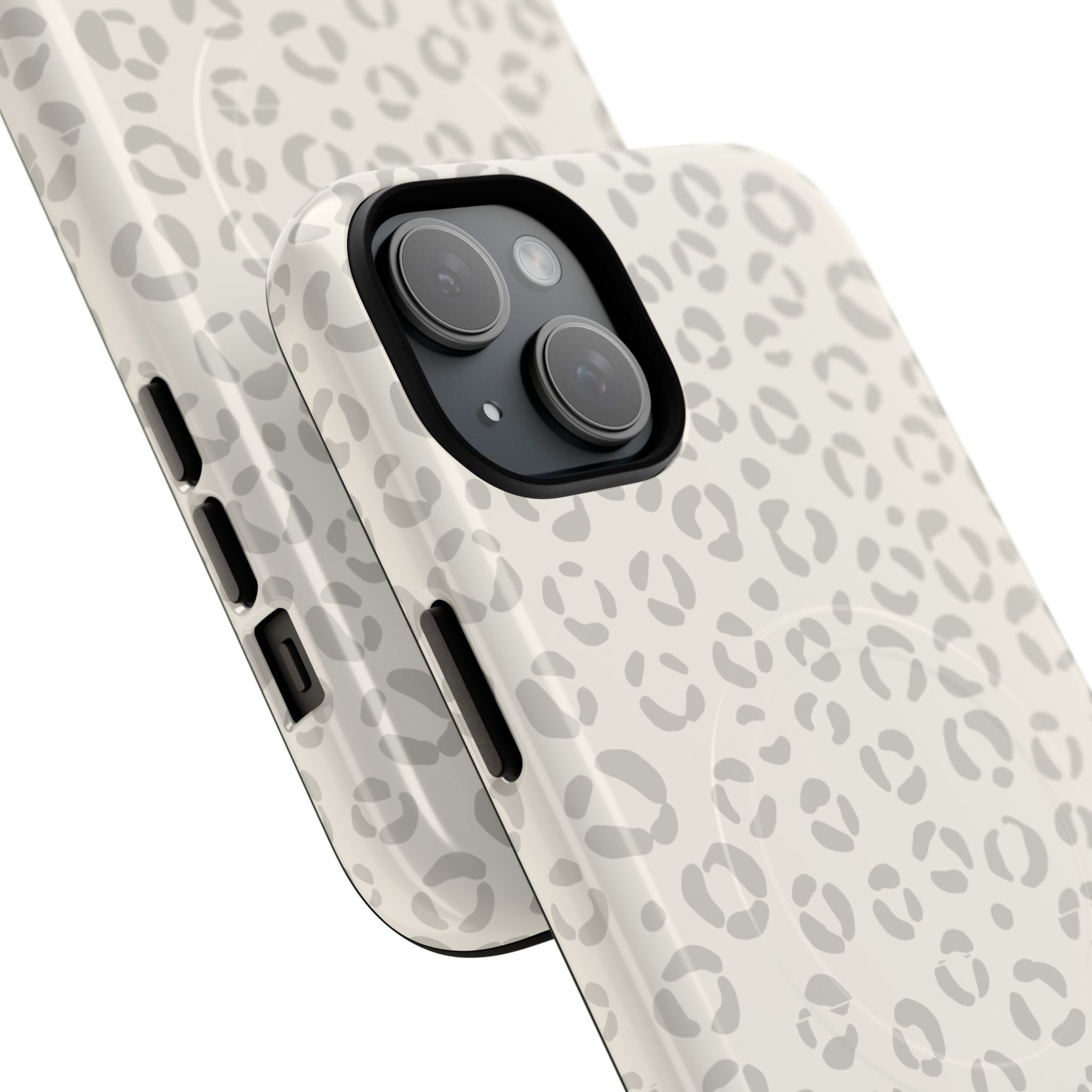 Neutral Leopard Print Tough Magnetic Case | Phone Case, Animal Pattern