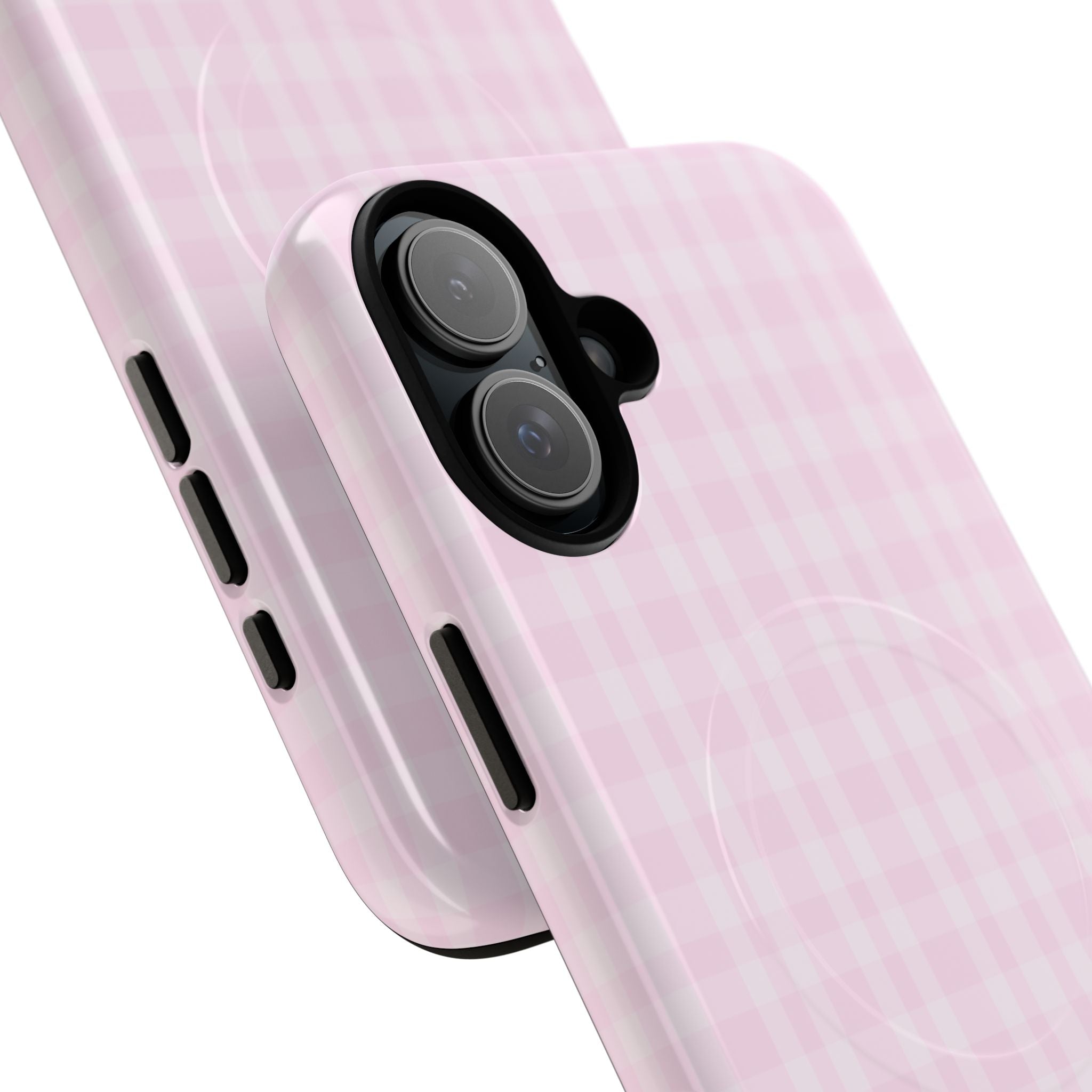 Pink Gingham Phone Case | Tough Magnetic Case