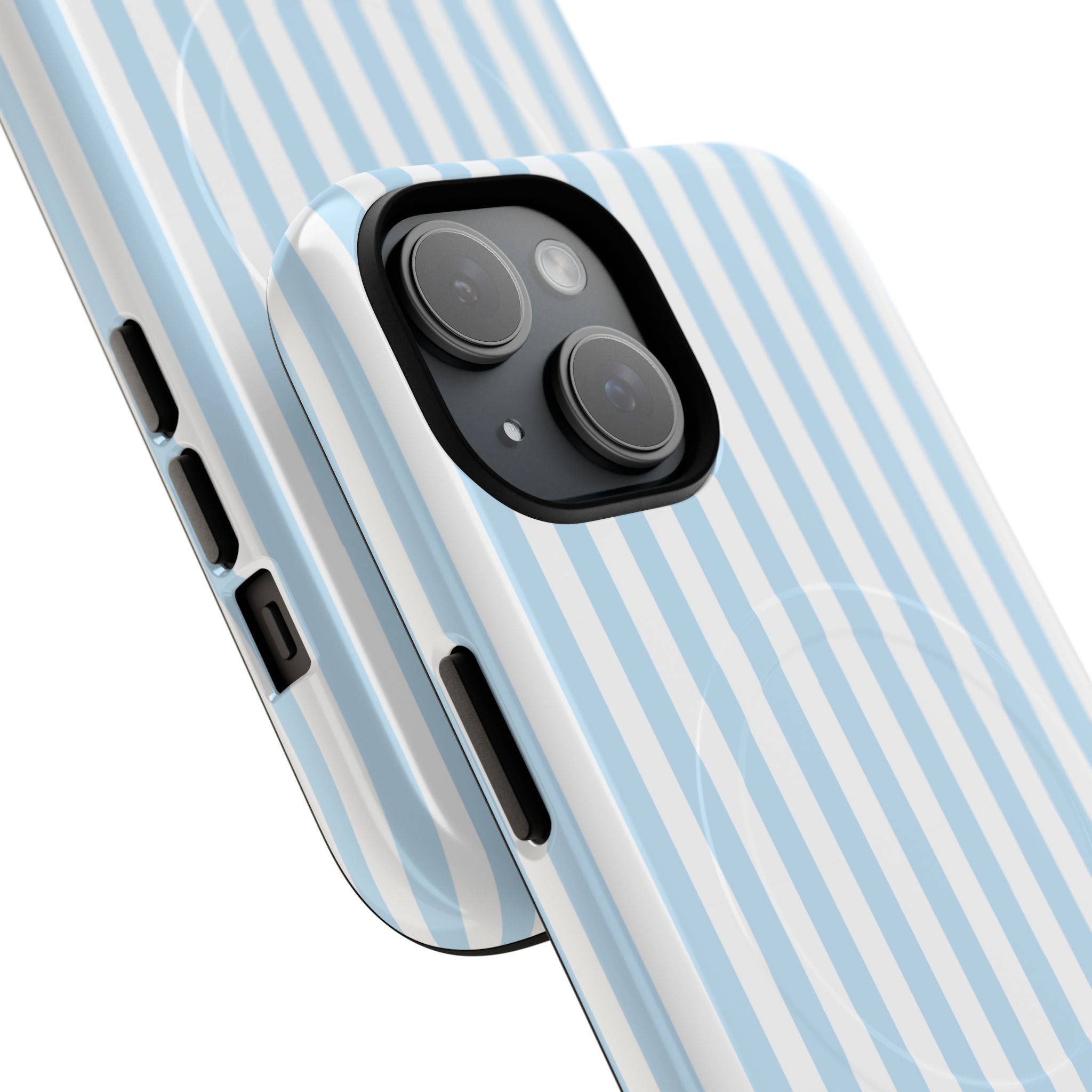Blue Striped Pattern Phone Case | Tough Magnetic Case