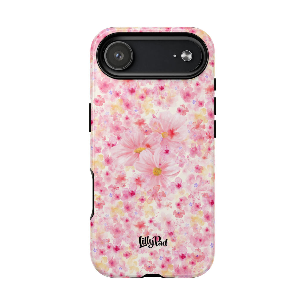 Pink Cherry Blossom Phone Case | Tough Magnetic Case