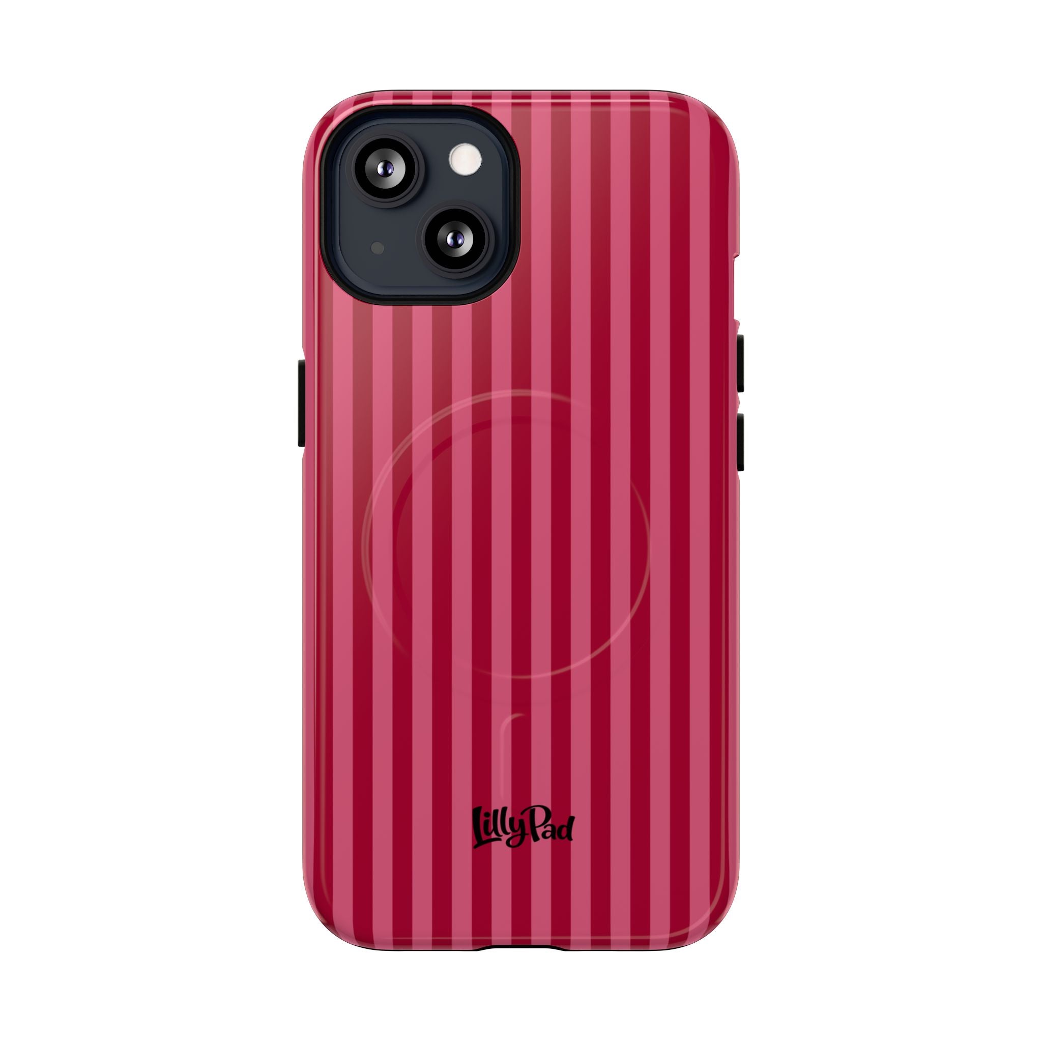 Red Vertical Stripe Phone Case | Tough Magnetic Case