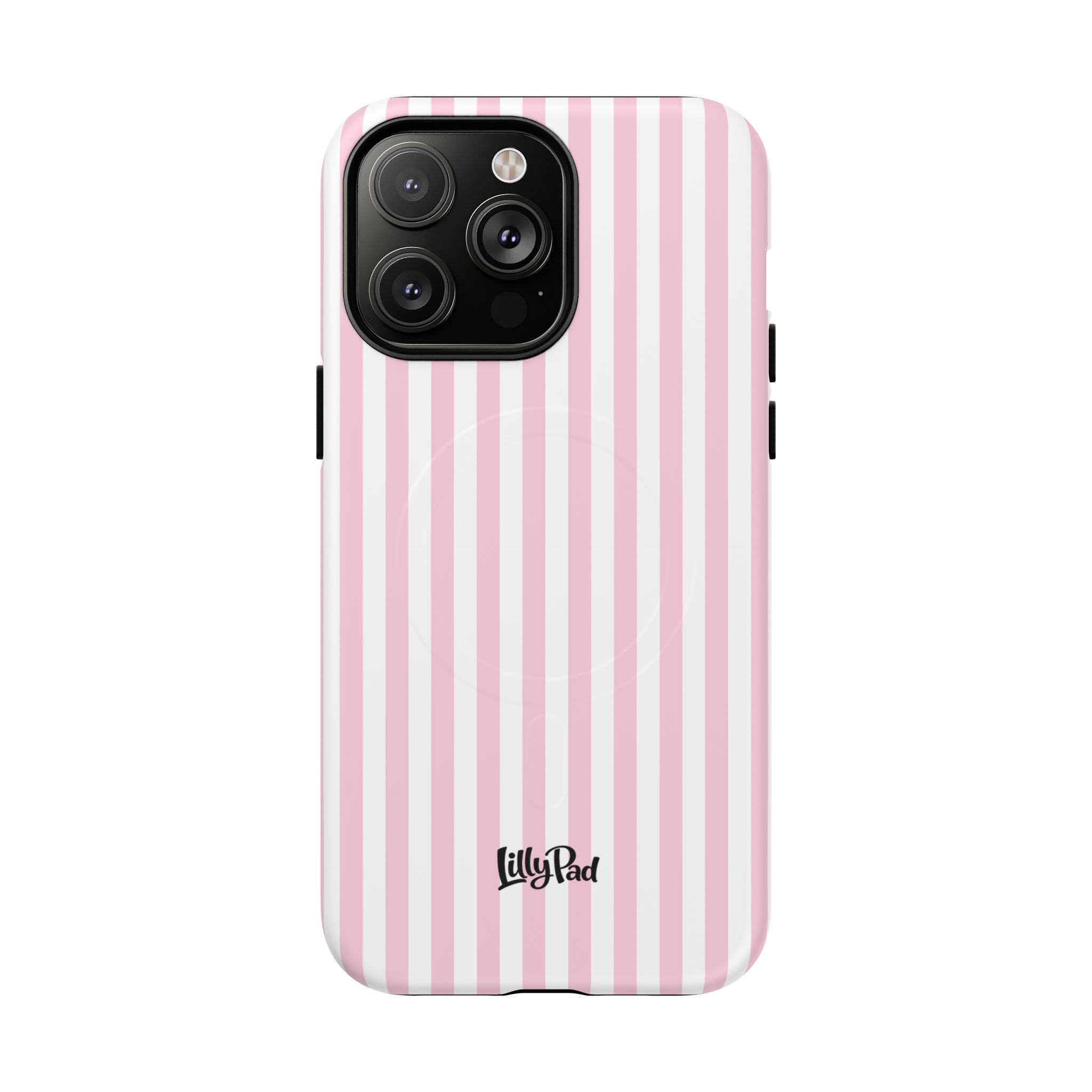 Pink Vertical Stripe phone case | Tough Magnetic Case