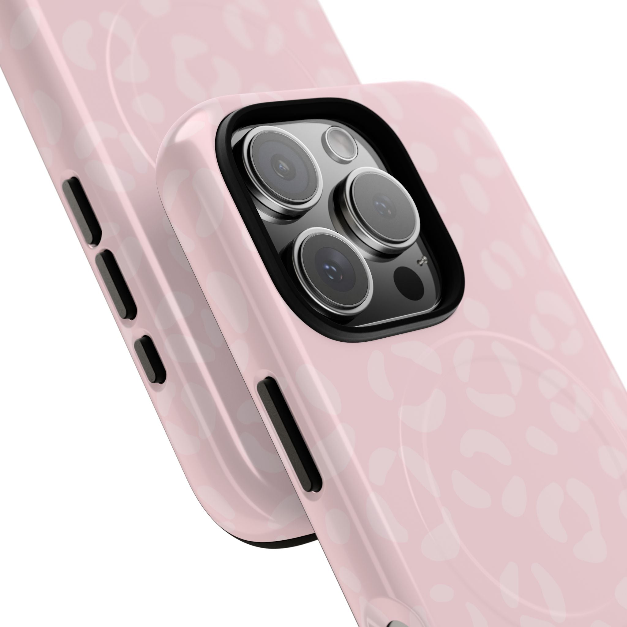 Pink Leopard Print Phone Case | Tough Magnetic Case