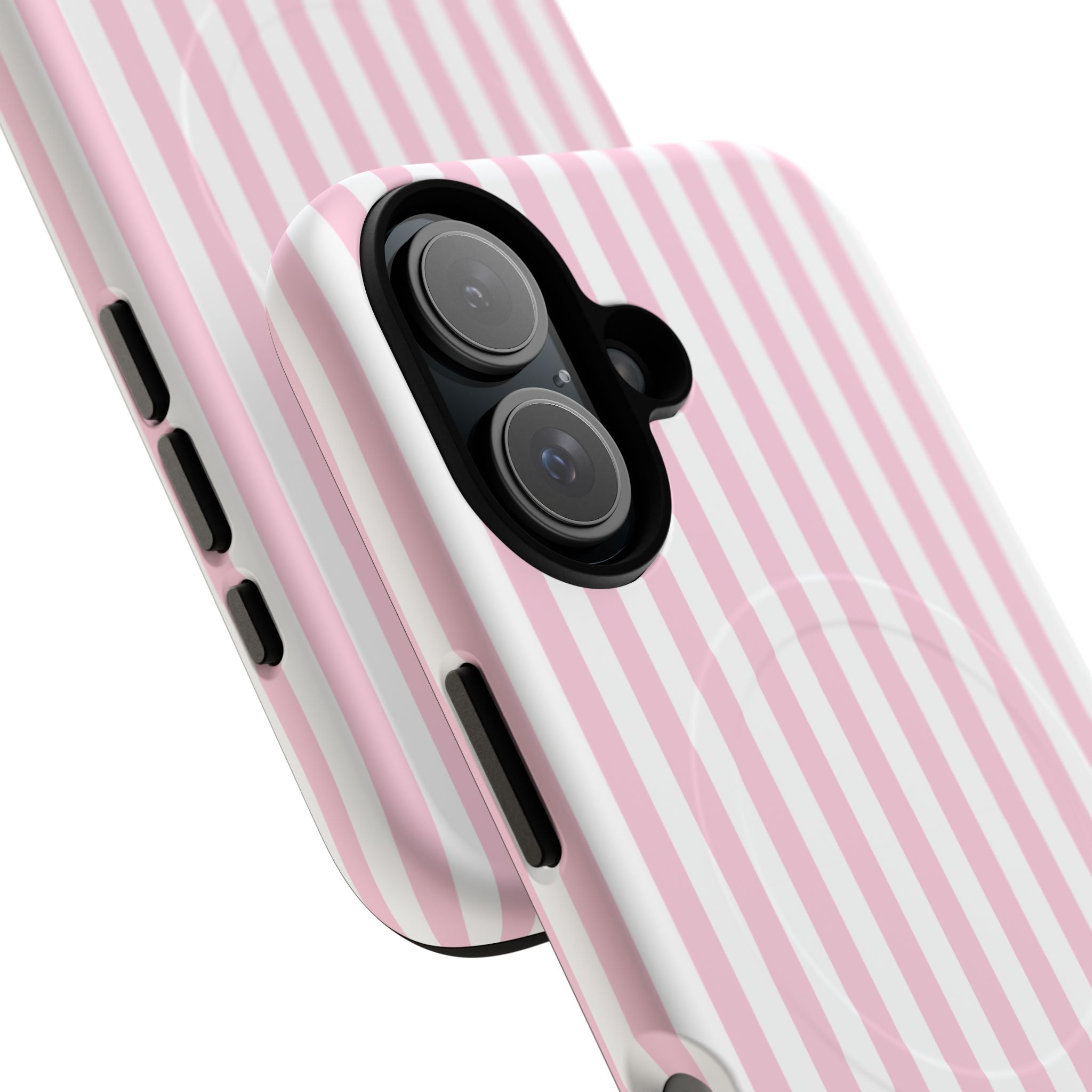 Pink Vertical Stripe phone case | Tough Magnetic Case
