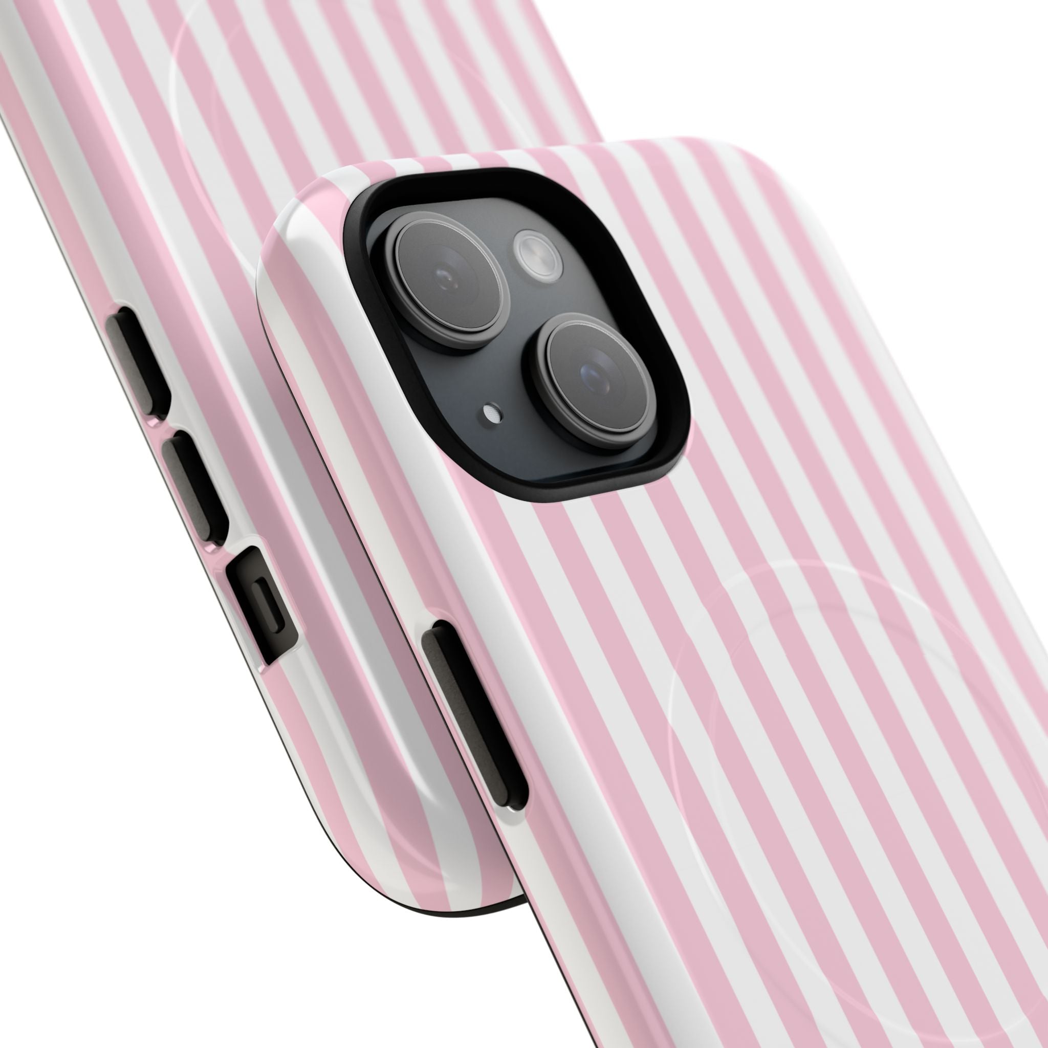 Pink Vertical Stripe phone case | Tough Magnetic Case