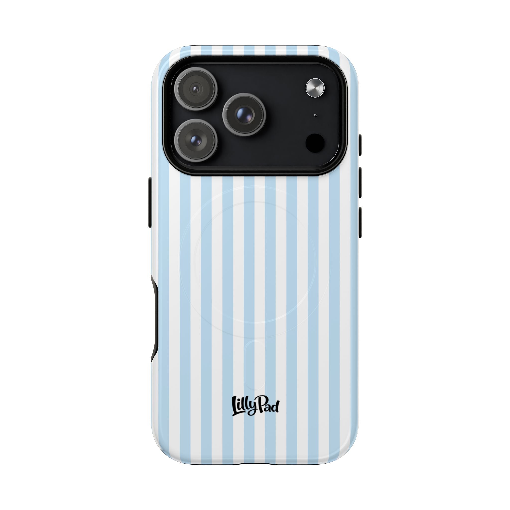 Blue Striped Pattern Phone Case | Tough Magnetic Case