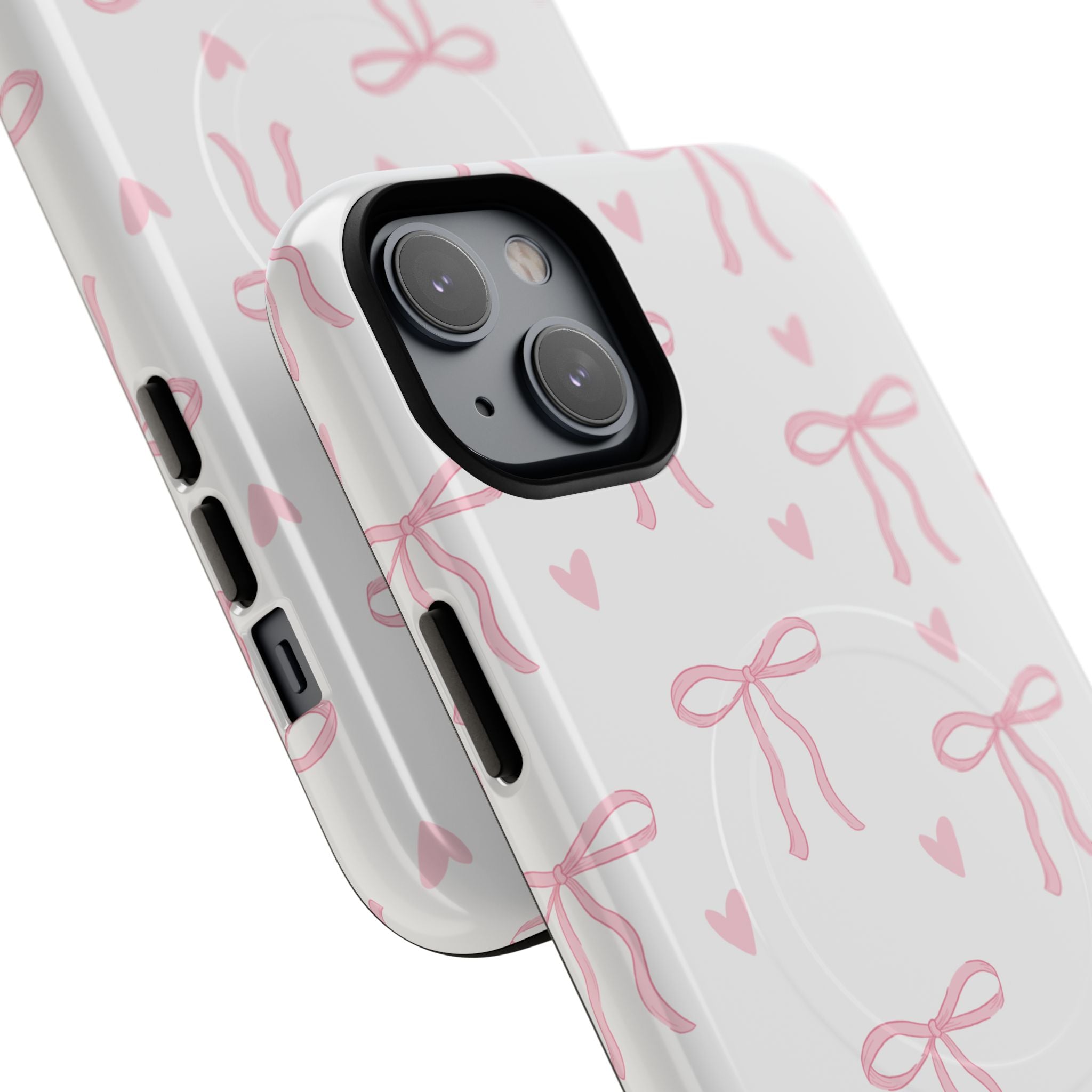 Pink Bow Pattern Phone Case | Tough Magnetic Case