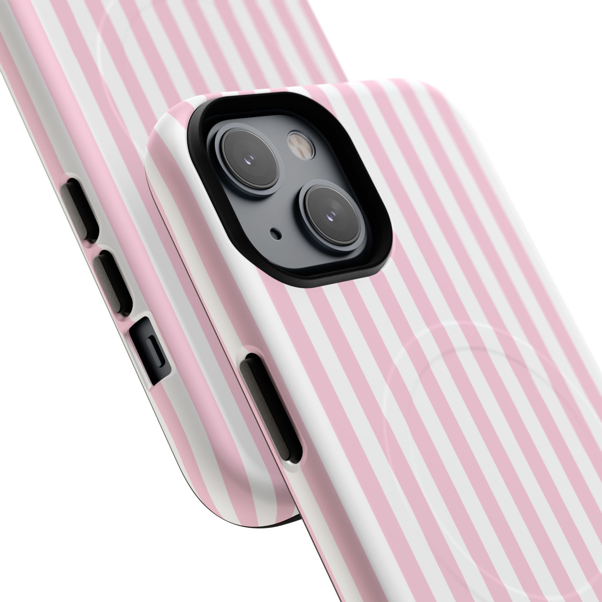 Pink Vertical Stripe phone case | Tough Magnetic Case