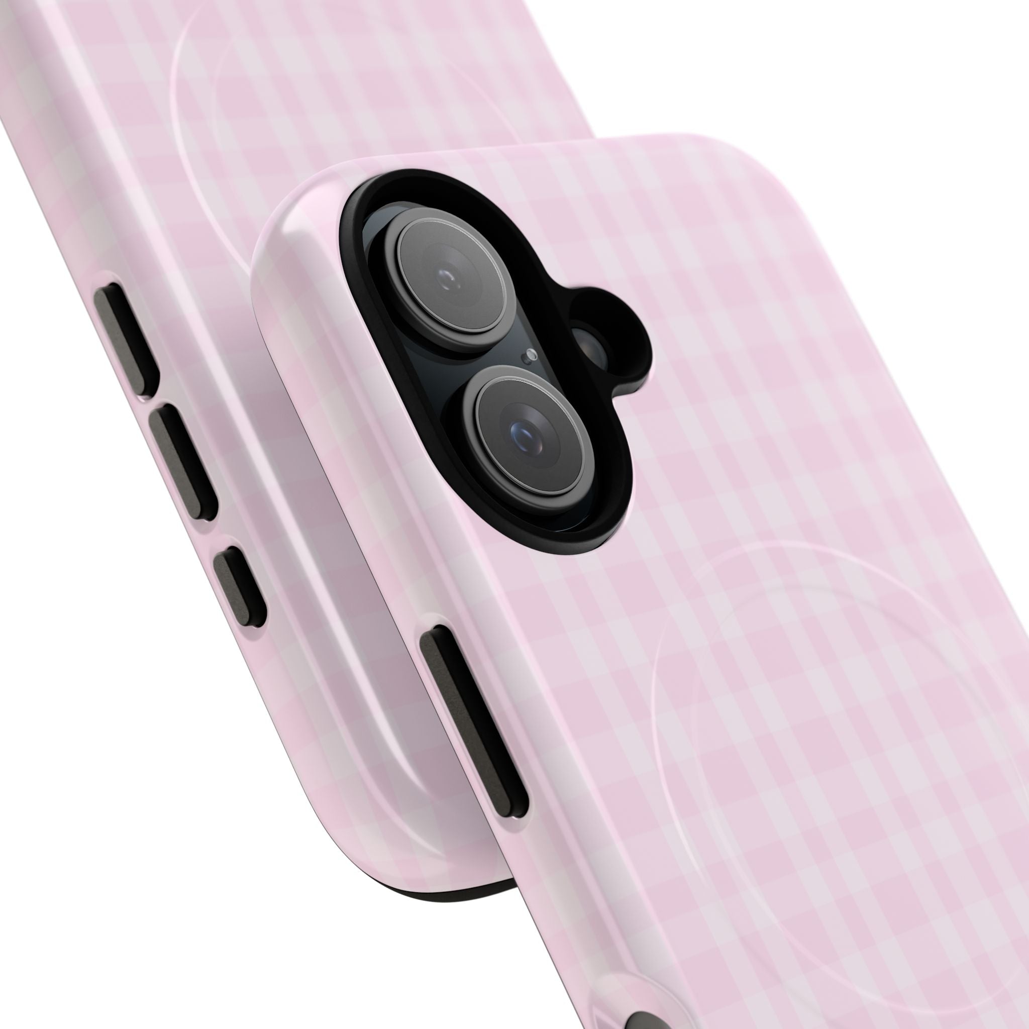Pink Gingham Phone Case | Tough Magnetic Case