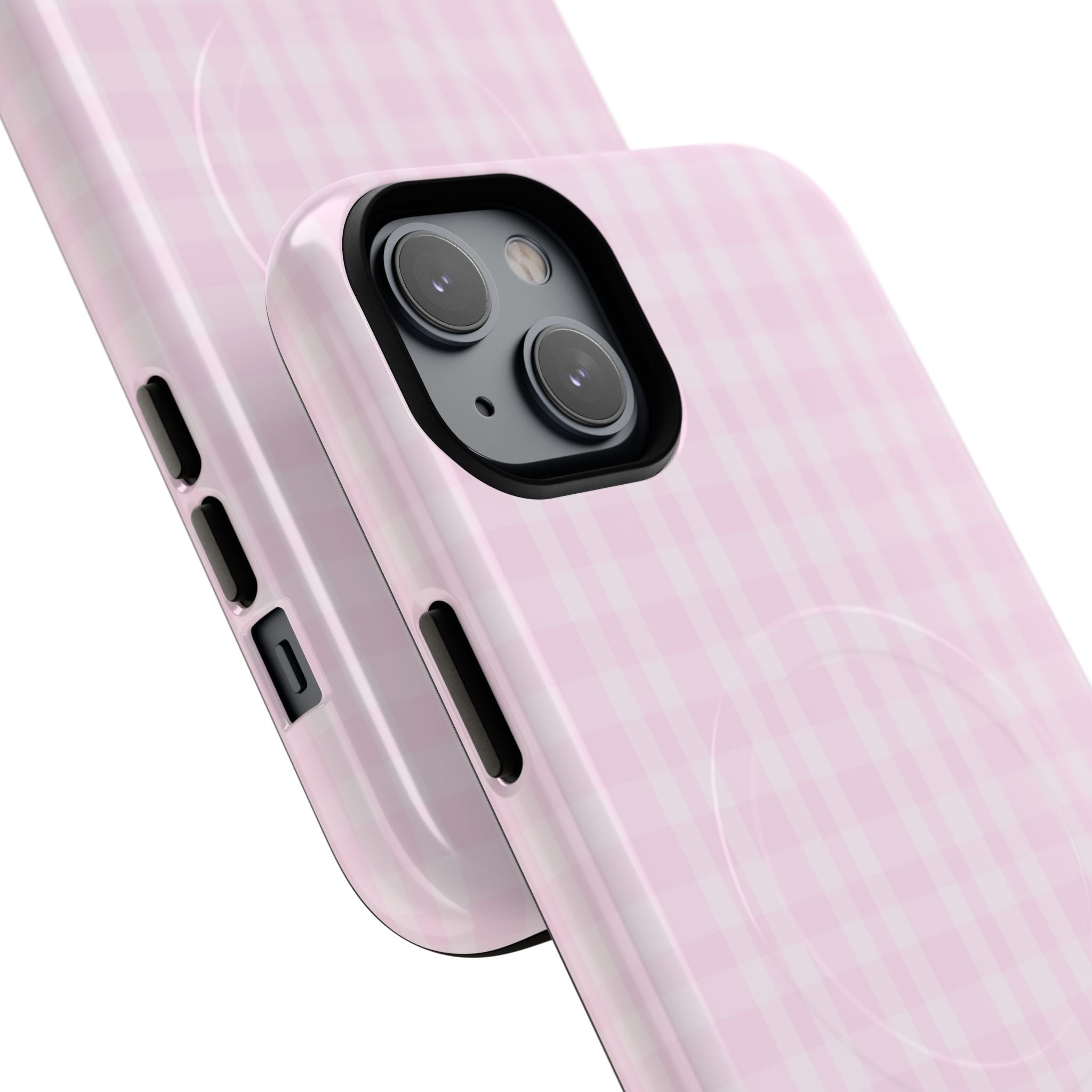 Pink Gingham Phone Case | Tough Magnetic Case