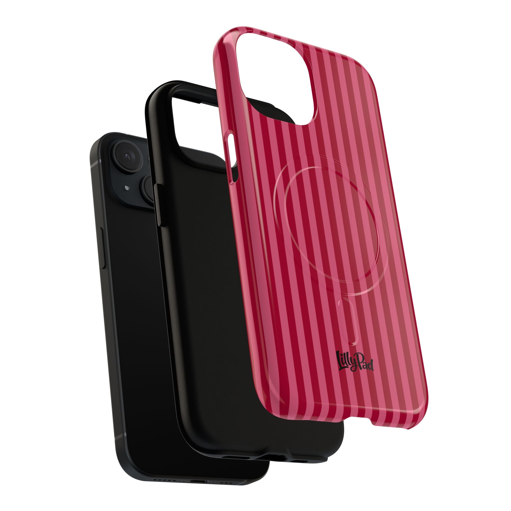 Red Vertical Stripe Phone Case | Tough Magnetic Case