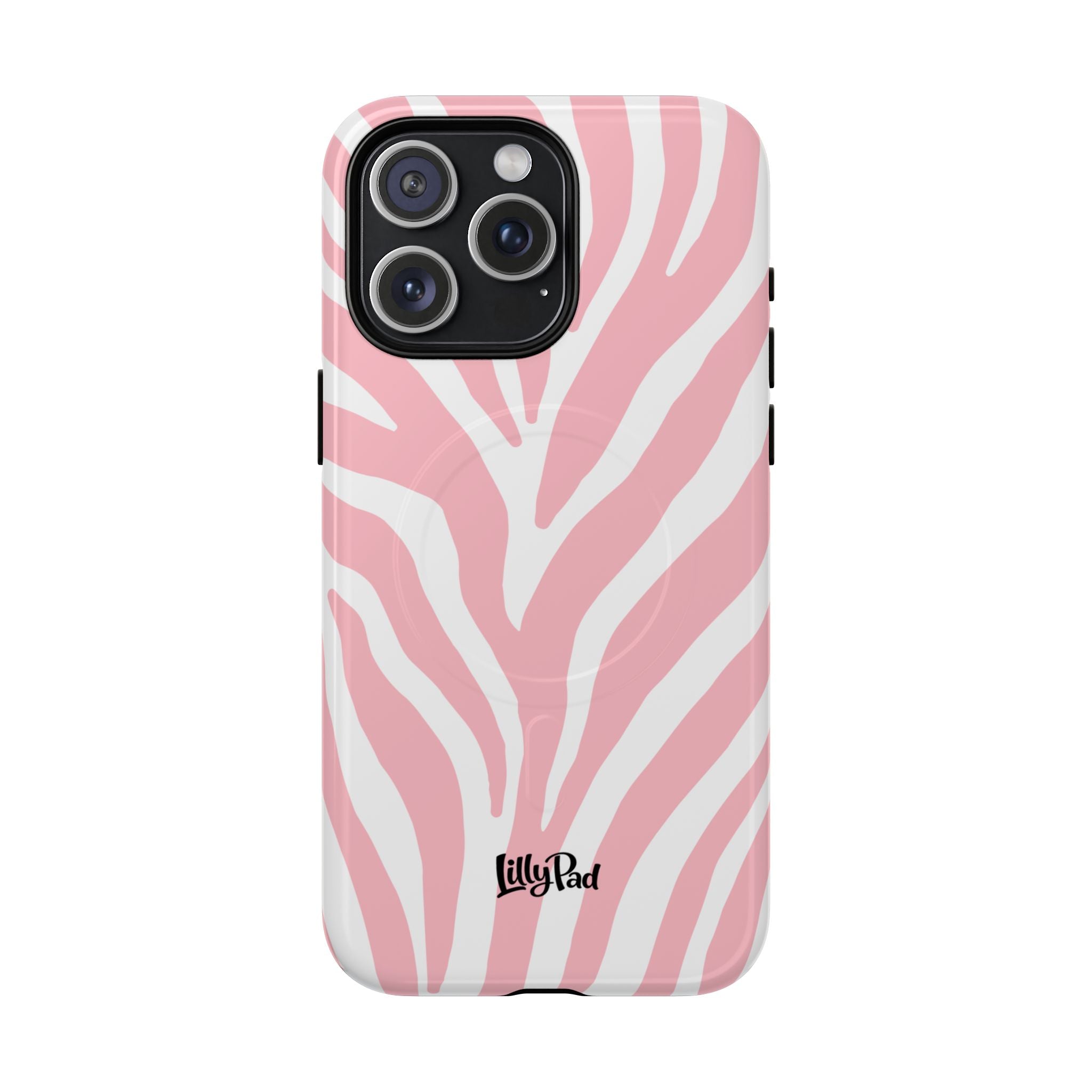 Pink Zebra Print Phone Case | Magnetic Case