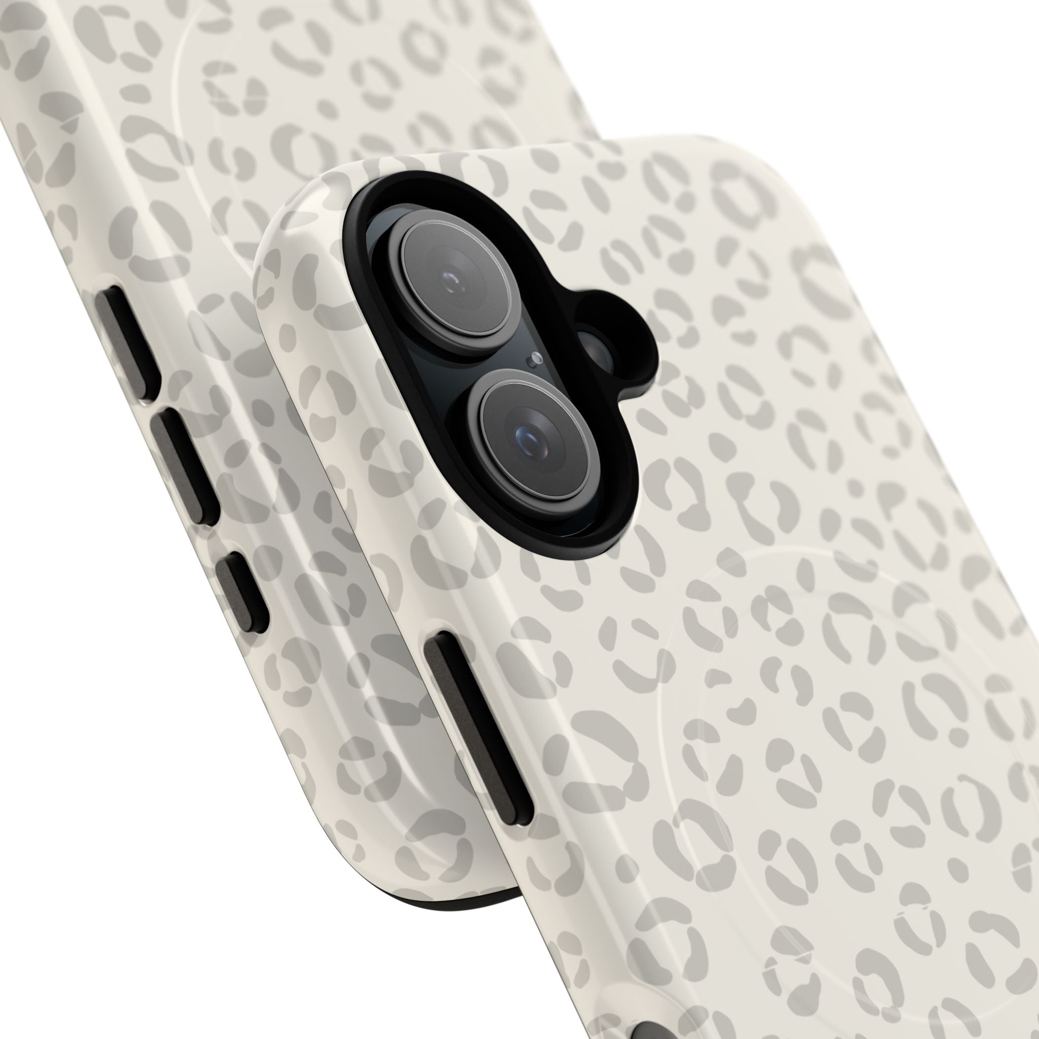 Neutral Leopard Print Tough Magnetic Case | Phone Case, Animal Pattern