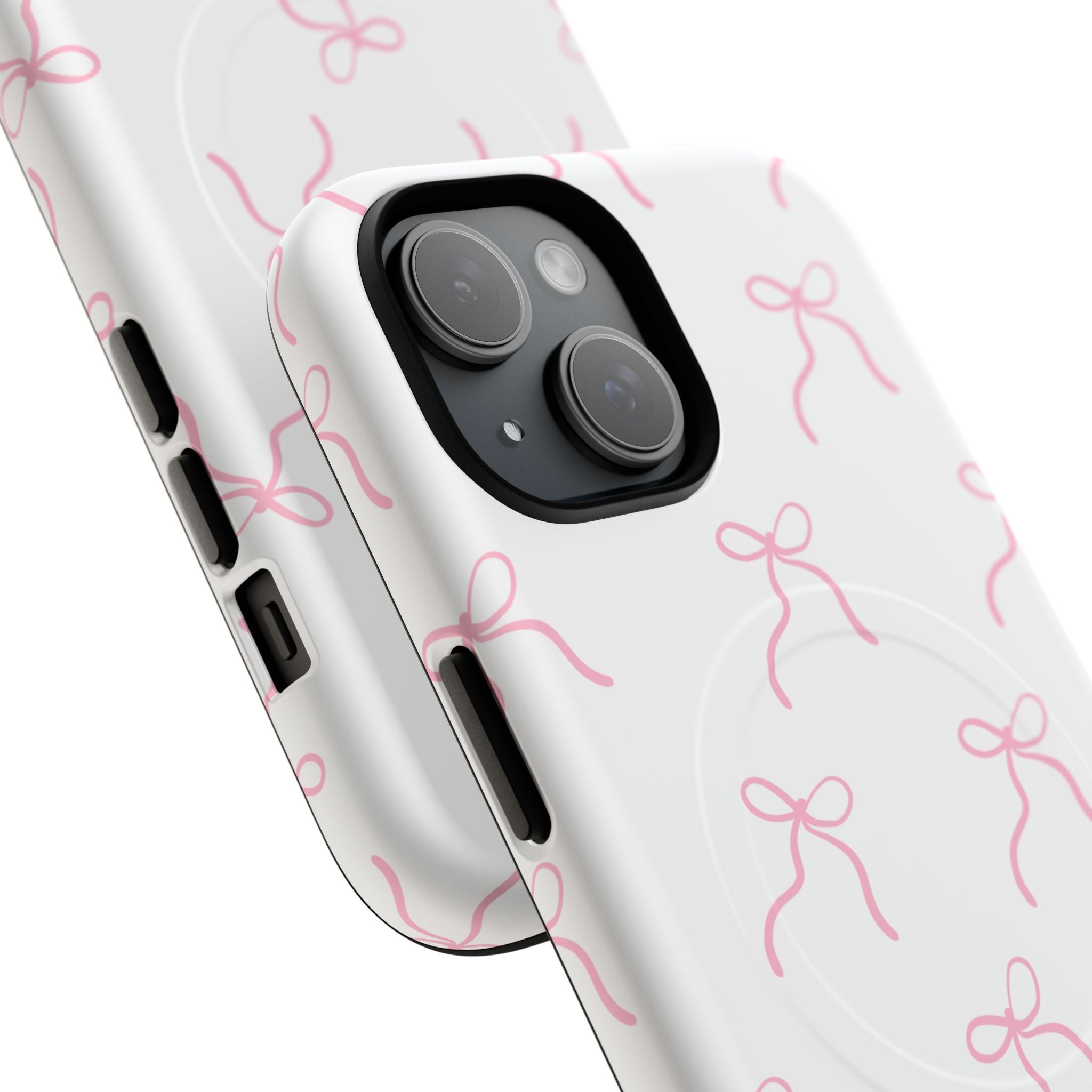 Pink Bow Pattern Phone Case | Tough Magnetic Case