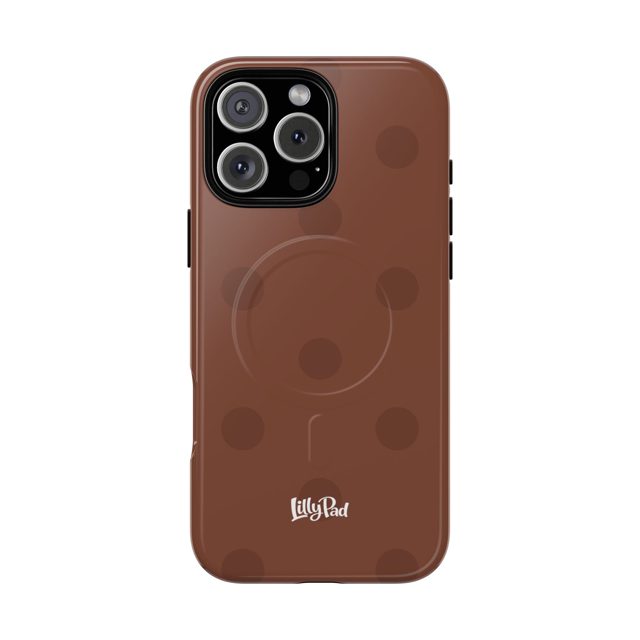 Brown Polka Dot Tough Magnetic Case | Phone Case