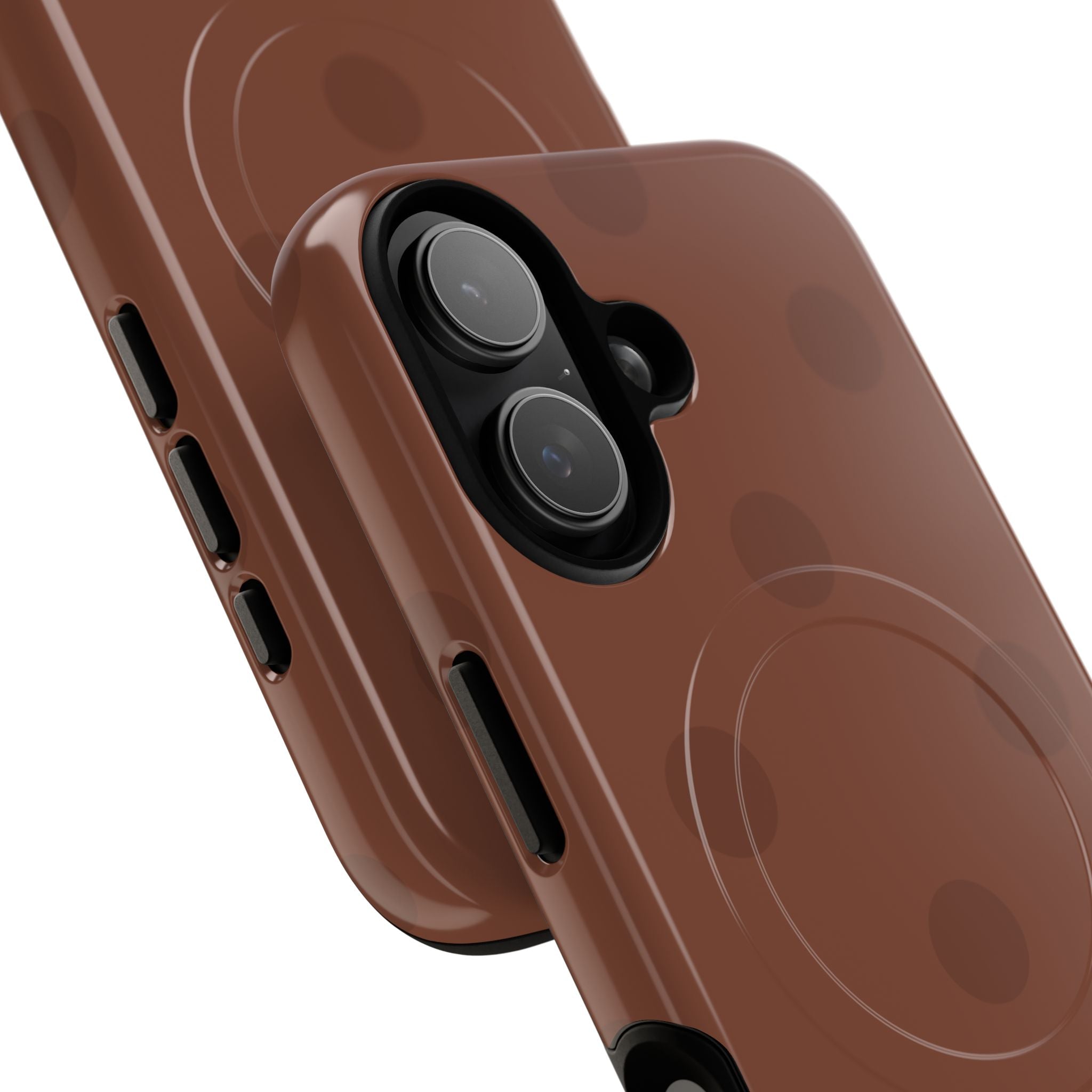 Brown Polka Dot Tough Magnetic Case | Phone Case