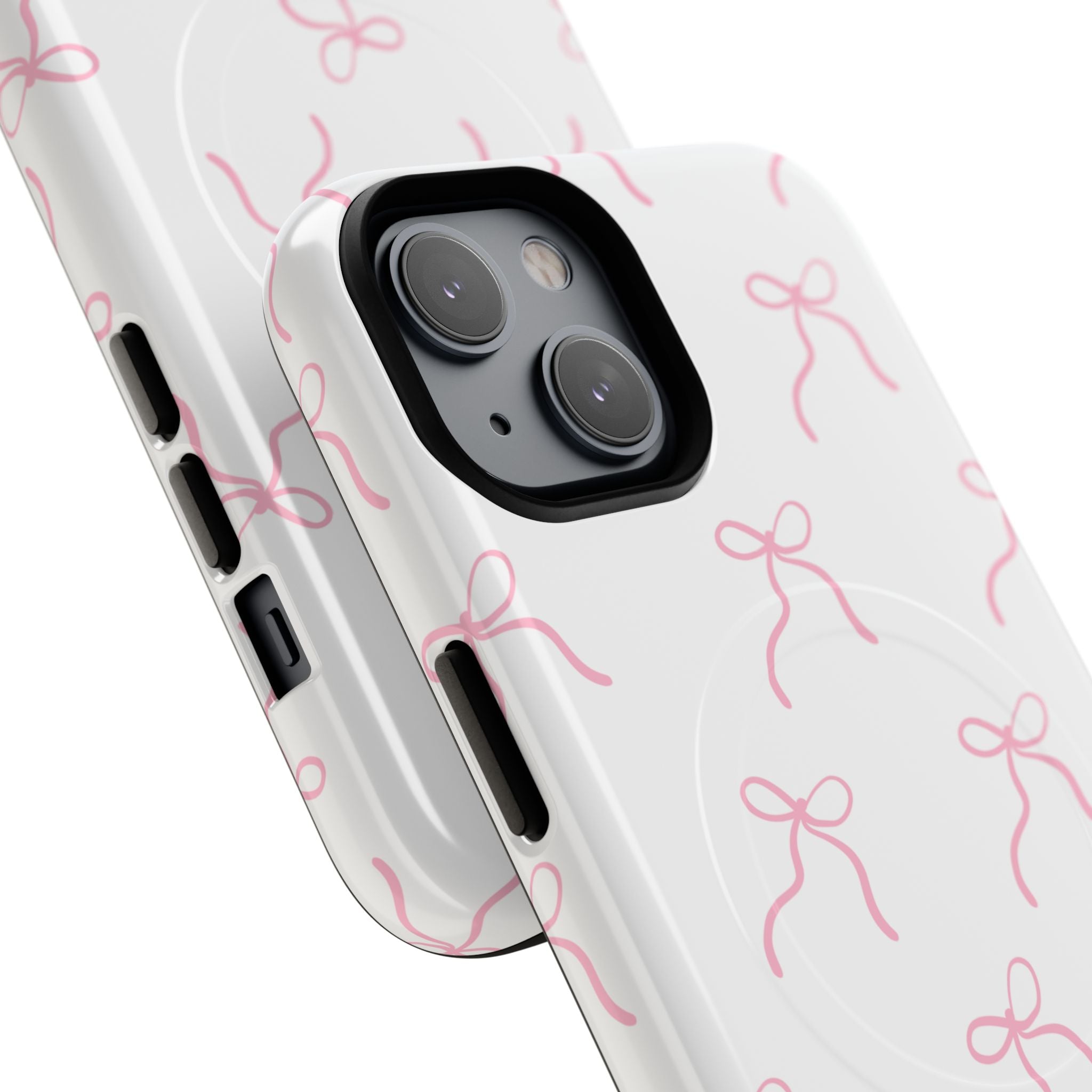Pink Bow Pattern Phone Case | Tough Magnetic Case