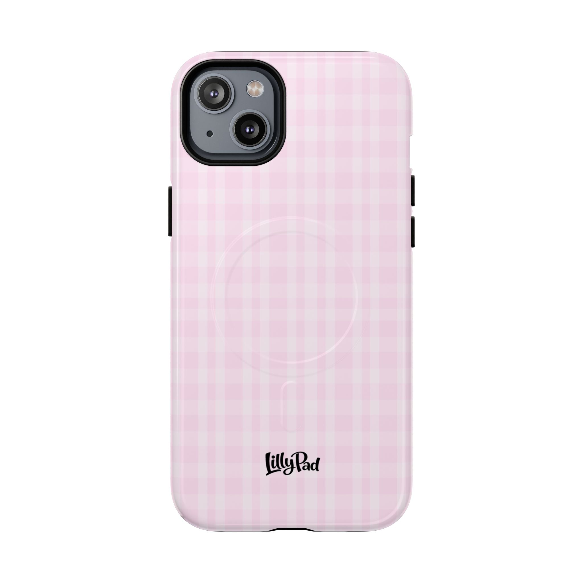 Pink Gingham Phone Case | Tough Magnetic Case