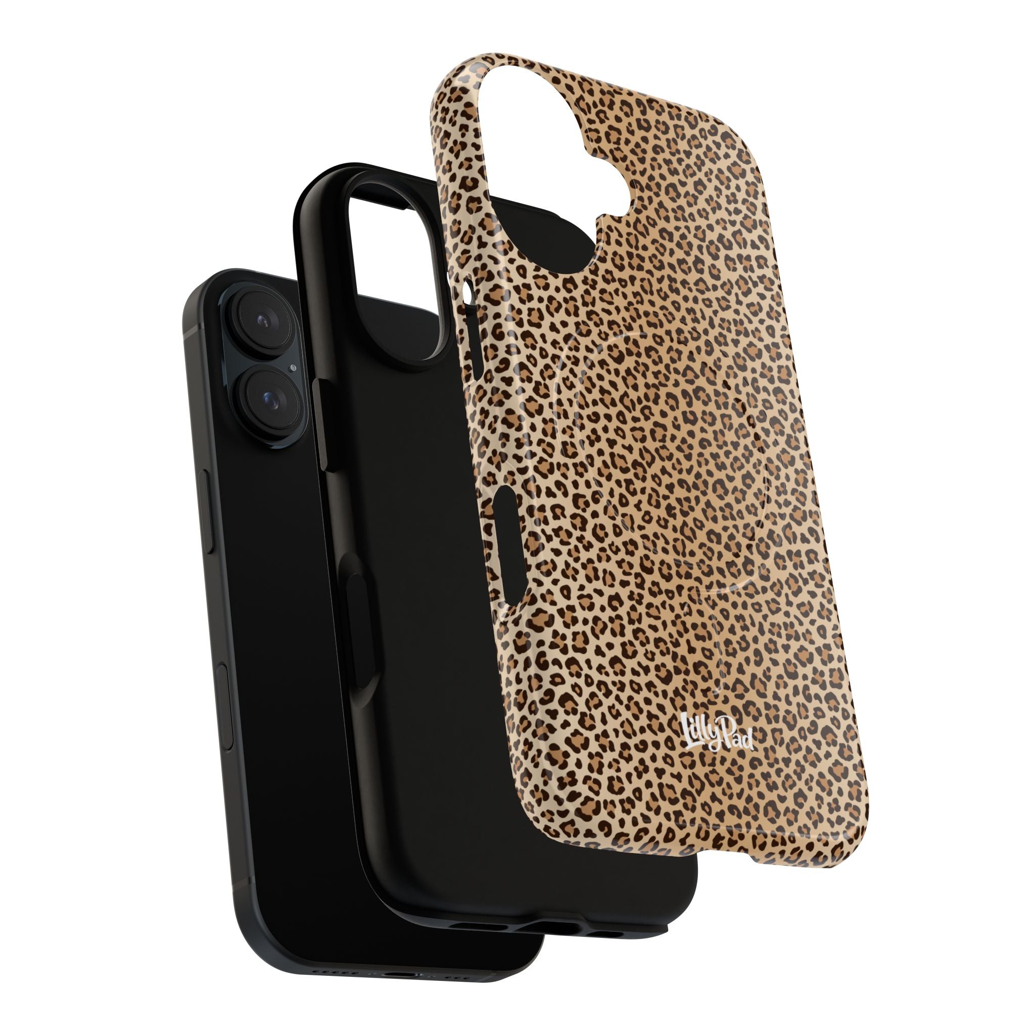 Leopard Print Phone Case | Tough Magnetic Case, Animal Print iPhone Cover