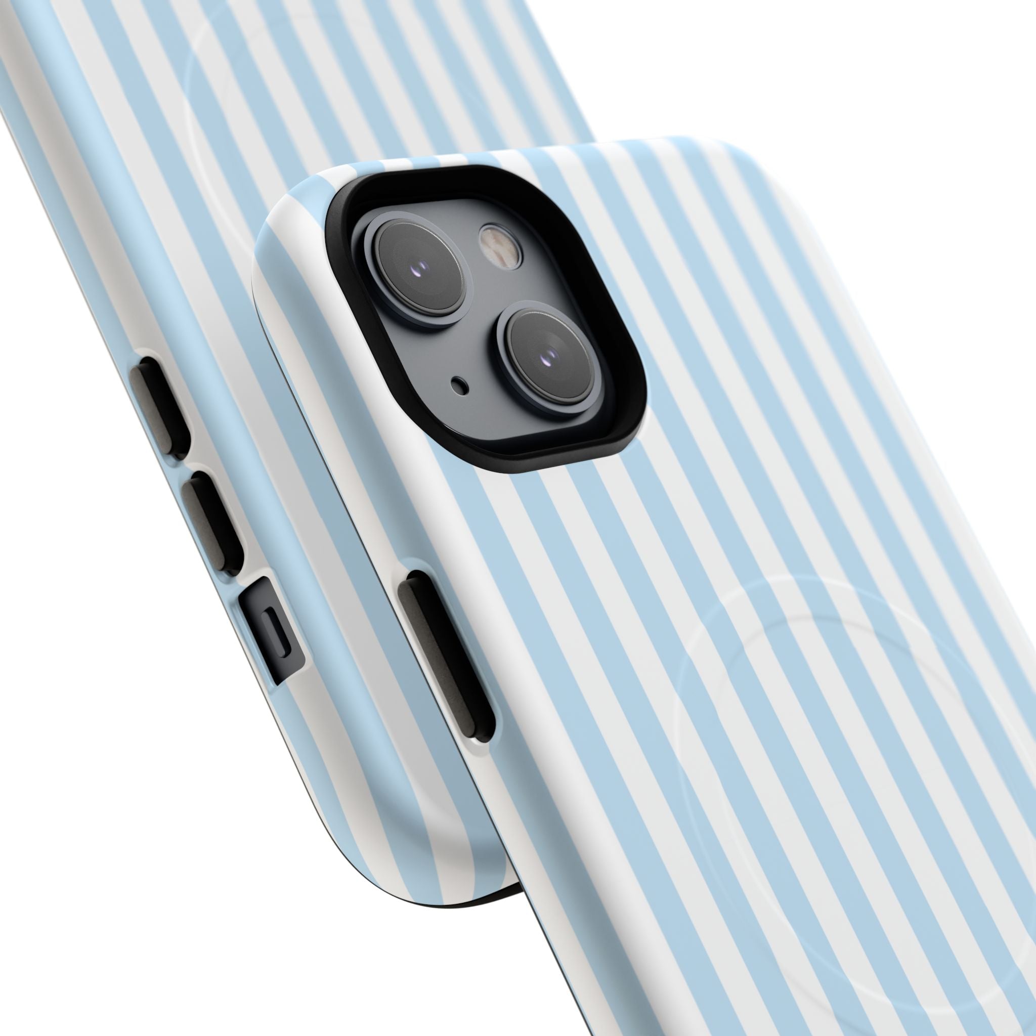 Blue Striped Pattern Phone Case | Tough Magnetic Case