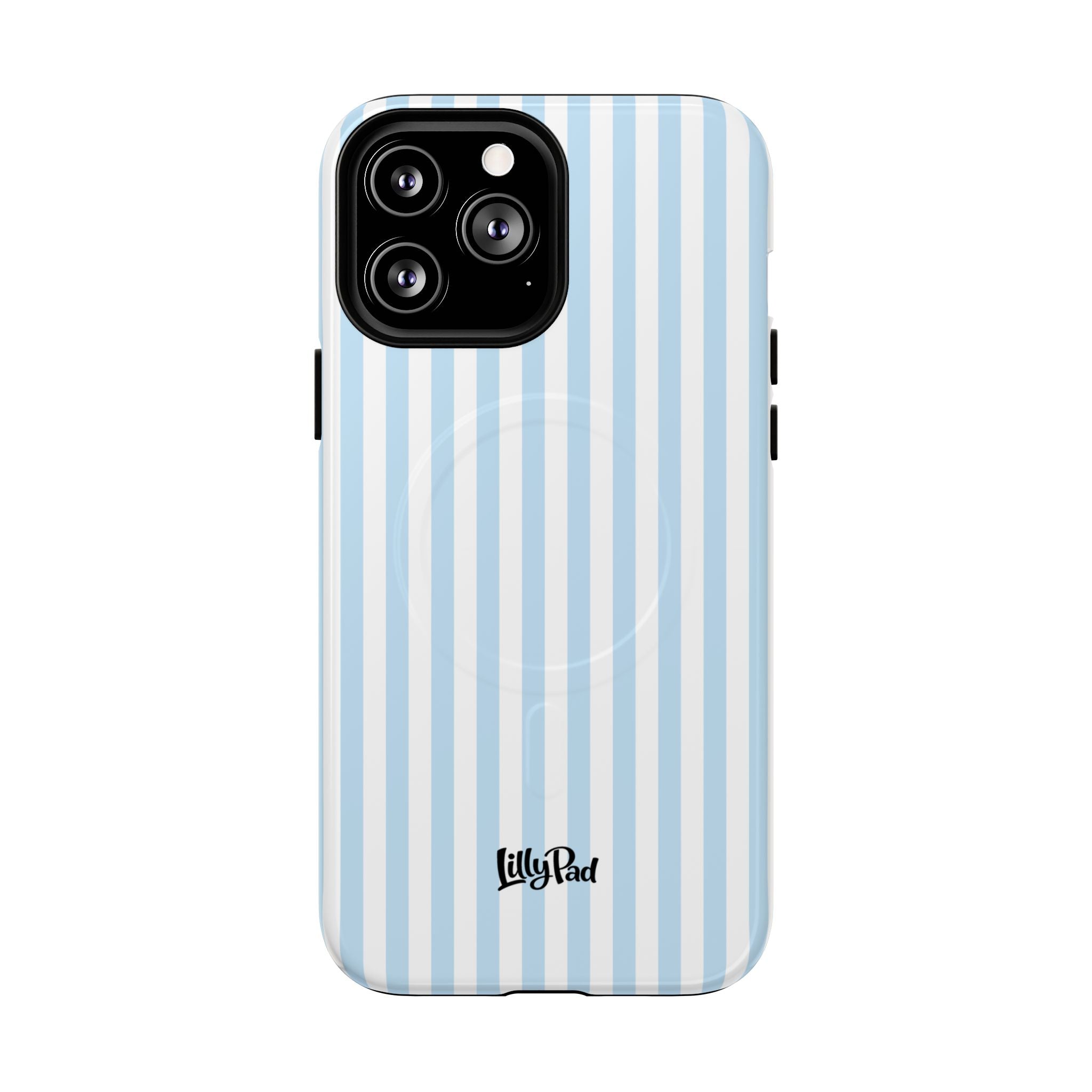 Blue Striped Pattern Phone Case | Tough Magnetic Case