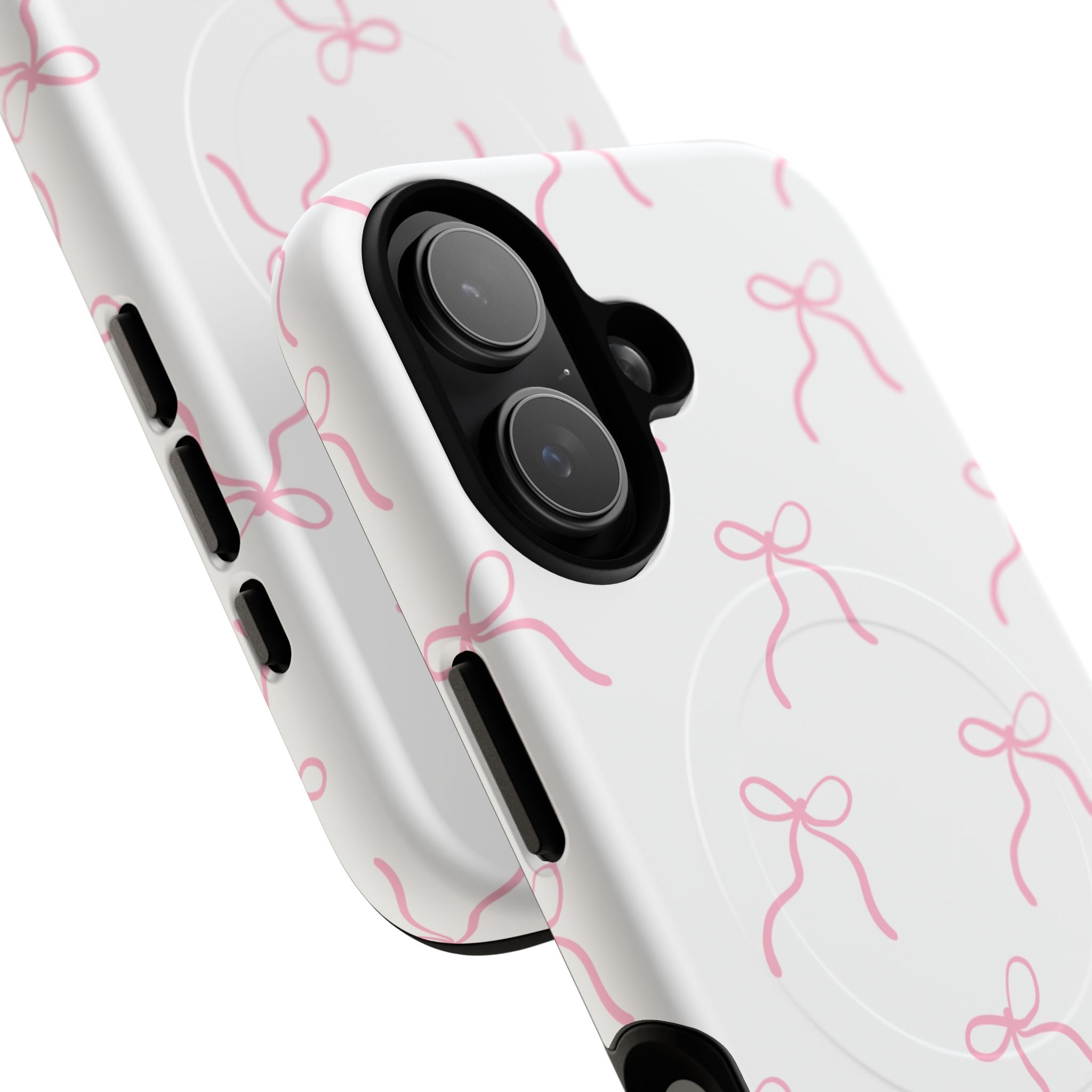 Pink Bow Pattern Phone Case | Tough Magnetic Case