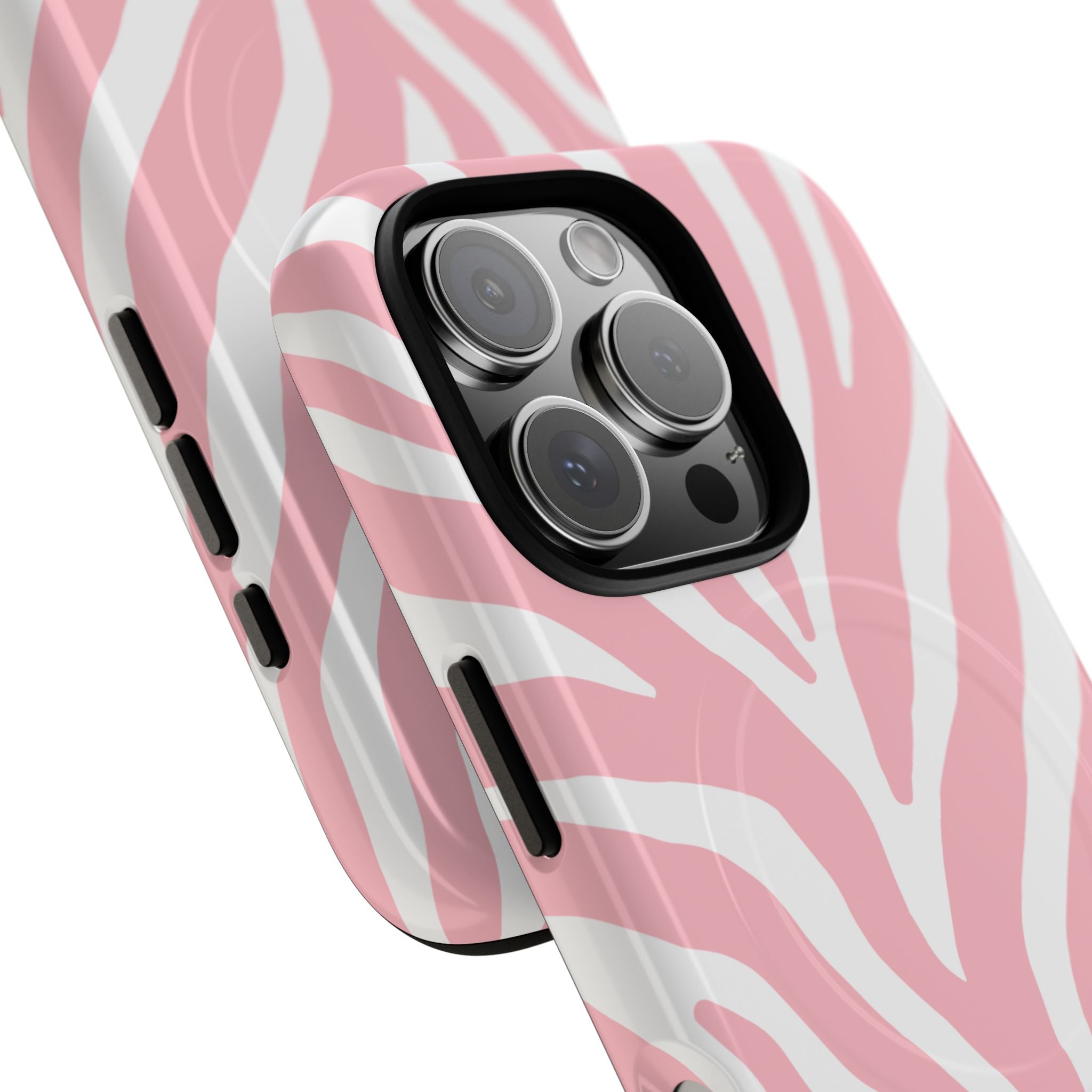 Pink Zebra Print Phone Case | Magnetic Case