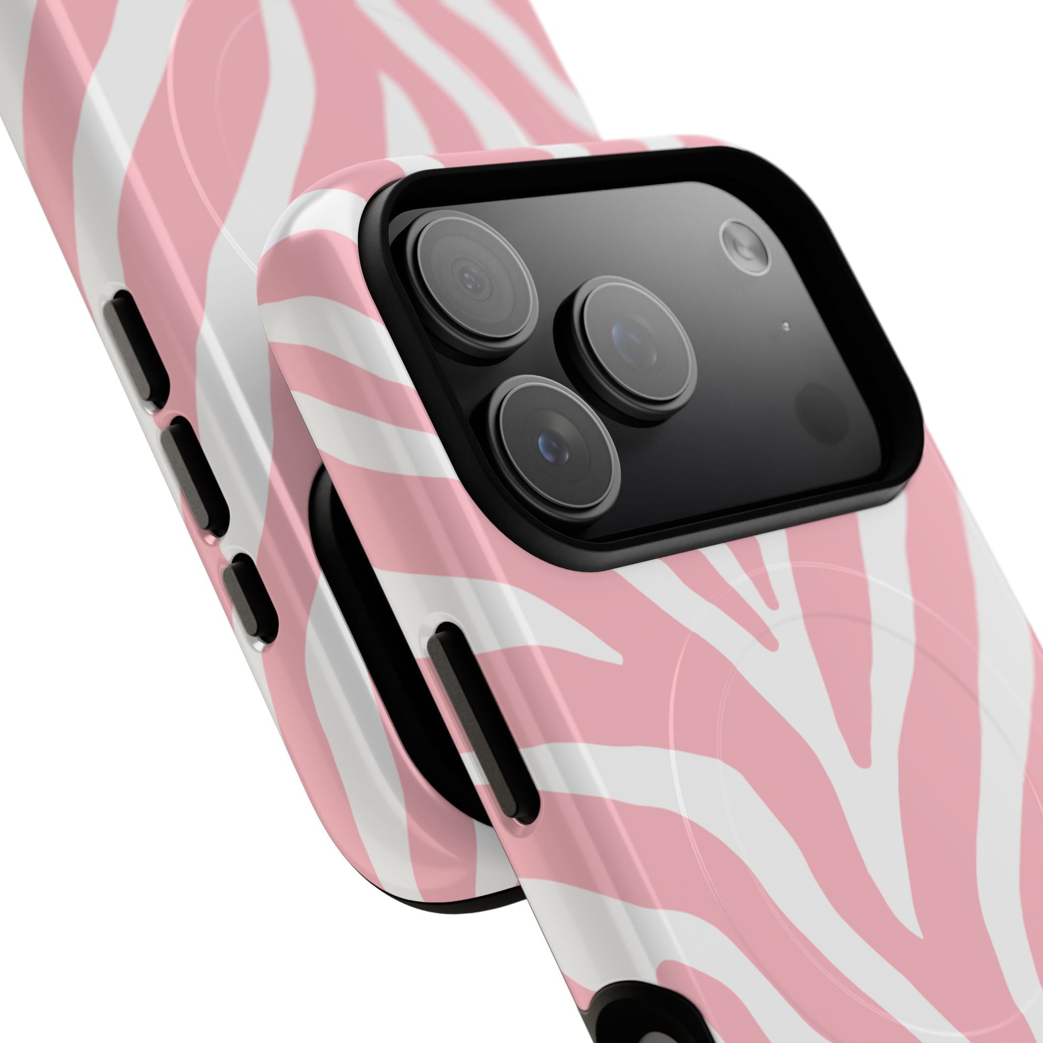 Pink Zebra Print Phone Case | Magnetic Case