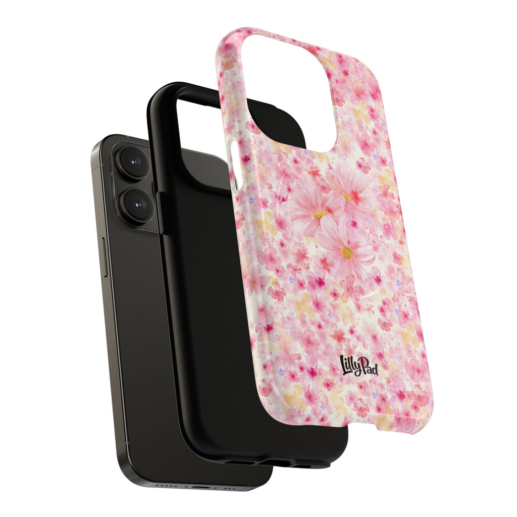 Pink Cherry Blossom Phone Case | Tough Magnetic Case