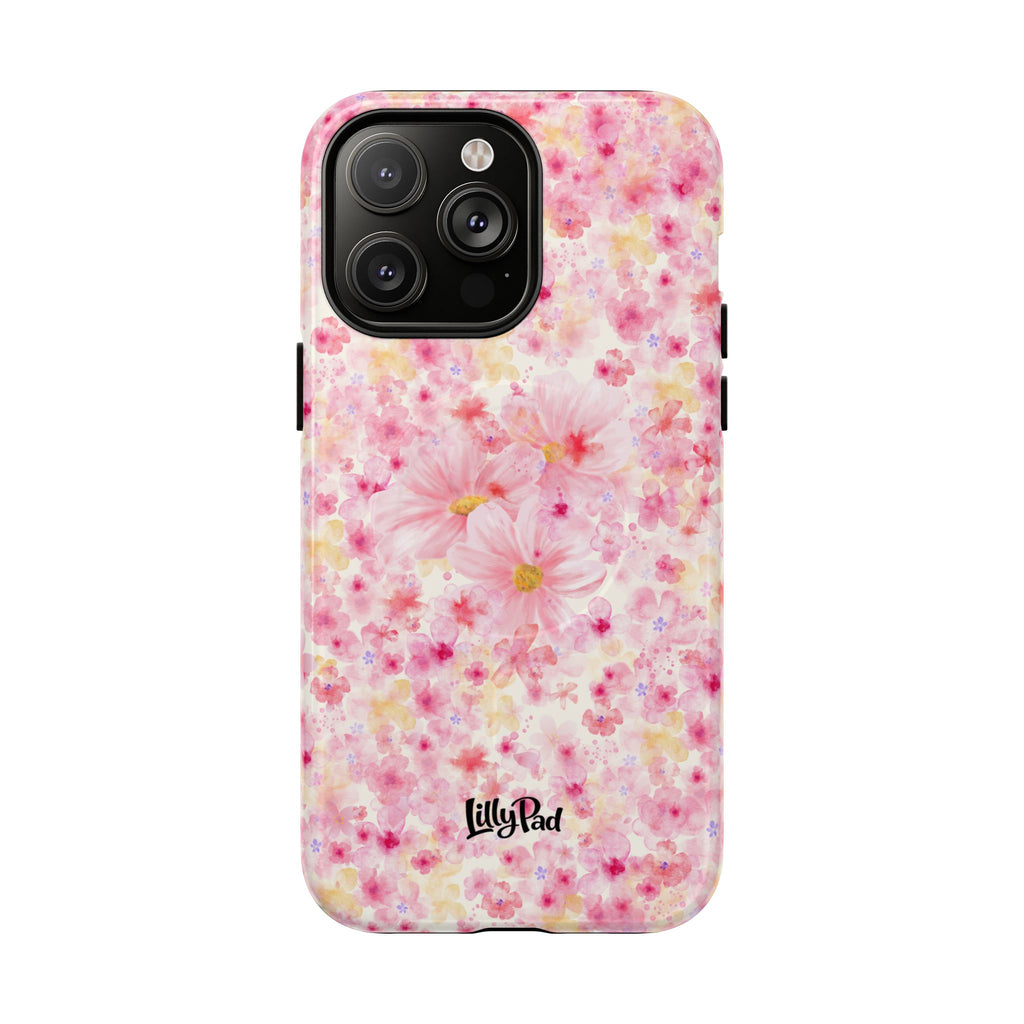 Pink Cherry Blossom Phone Case | Tough Magnetic Case