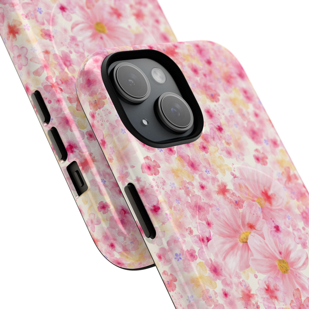 Pink Cherry Blossom Phone Case | Tough Magnetic Case