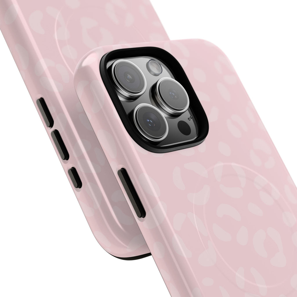 Pink Leopard Print Phone Case | Tough Magnetic Case