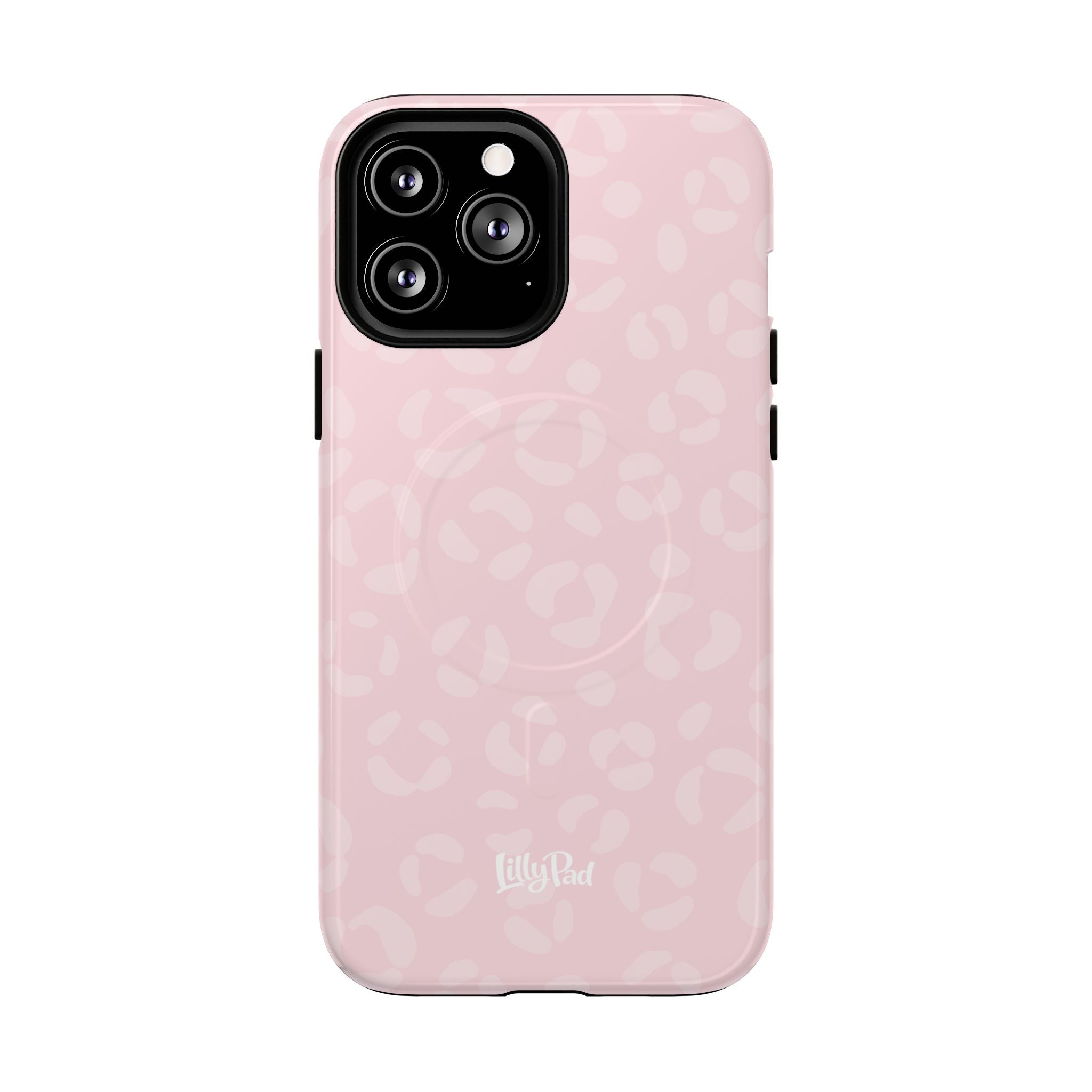 Pink Leopard Print Phone Case | Tough Magnetic Case