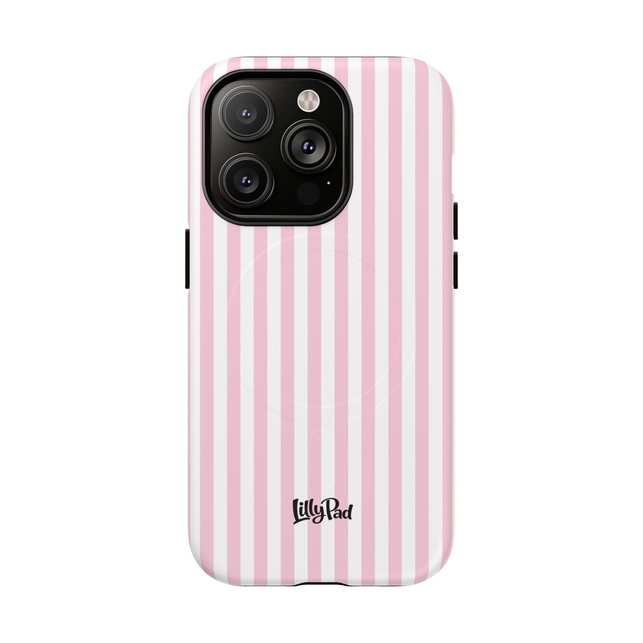 Pink Vertical Stripe phone case | Tough Magnetic Case