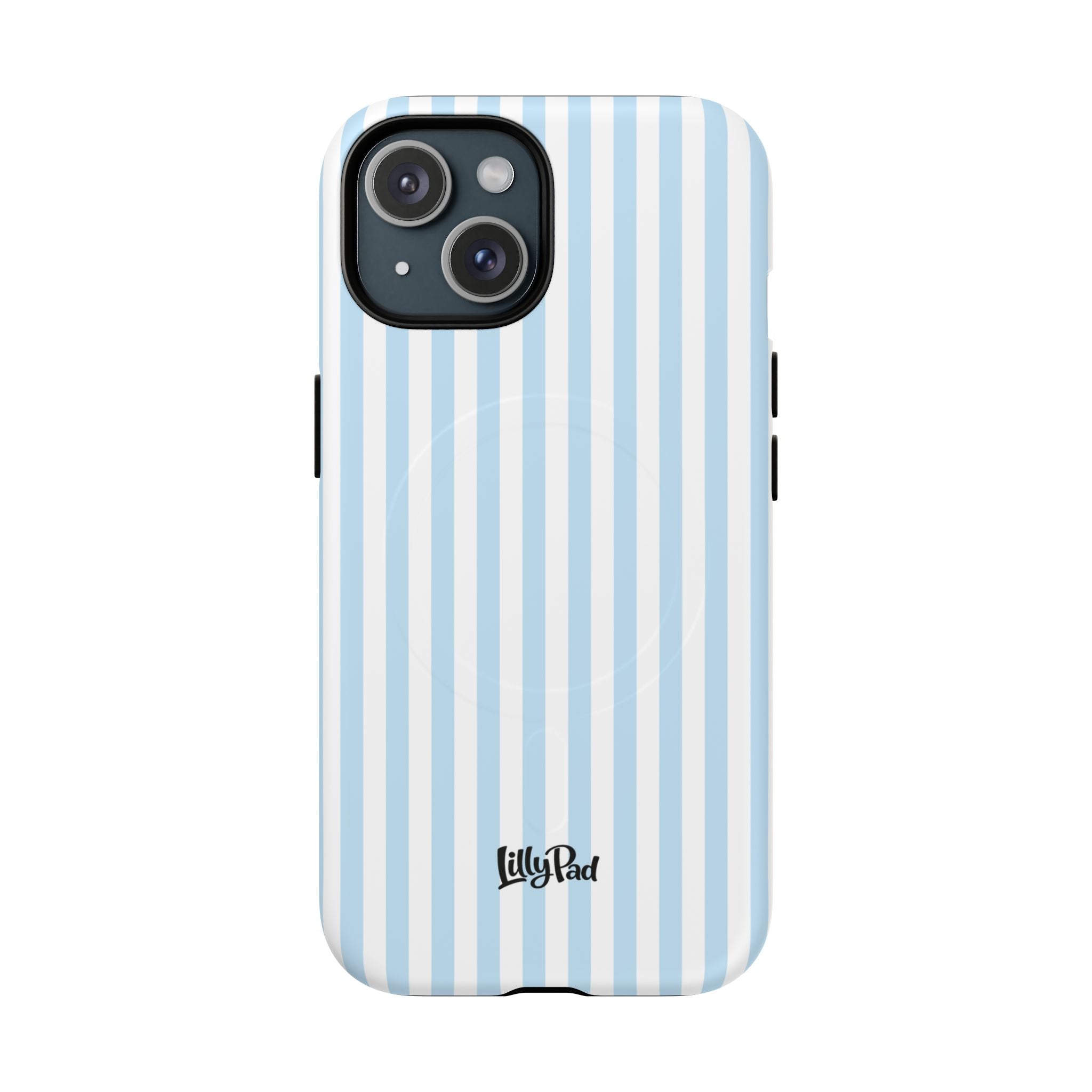 Blue Striped Pattern Phone Case | Tough Magnetic Case