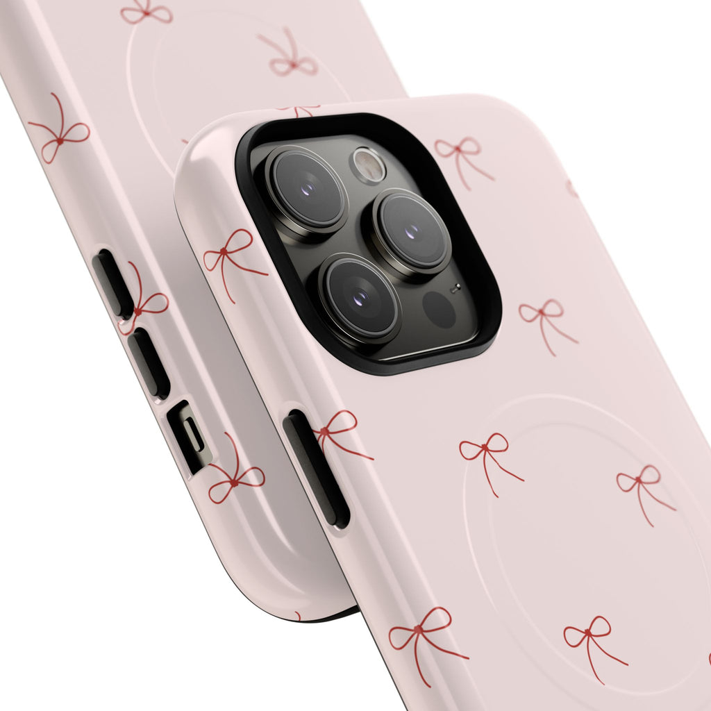 Pink Tiny Bows Phone Case | Tough Magnetic Case