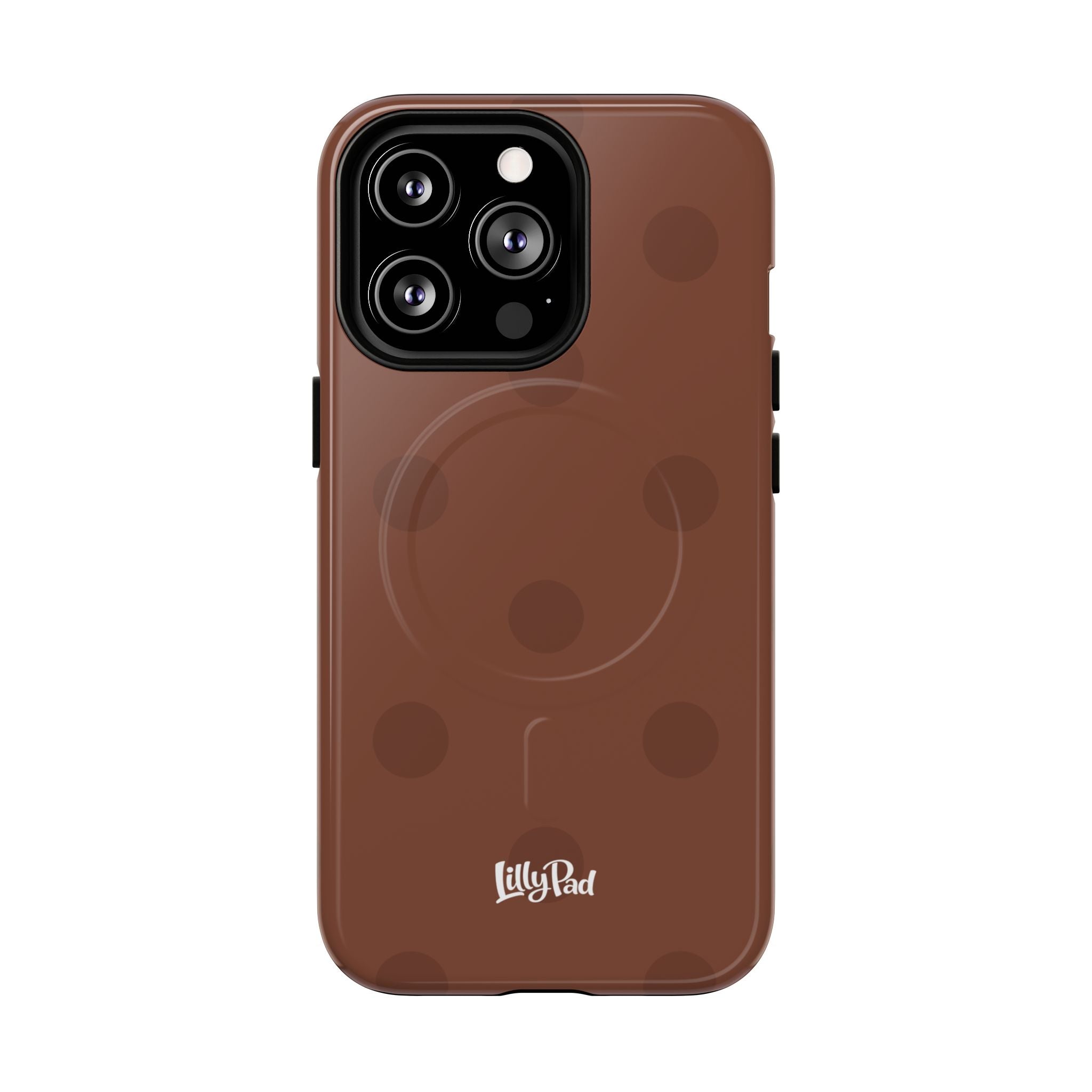 Brown Polka Dot Tough Magnetic Case | Phone Case