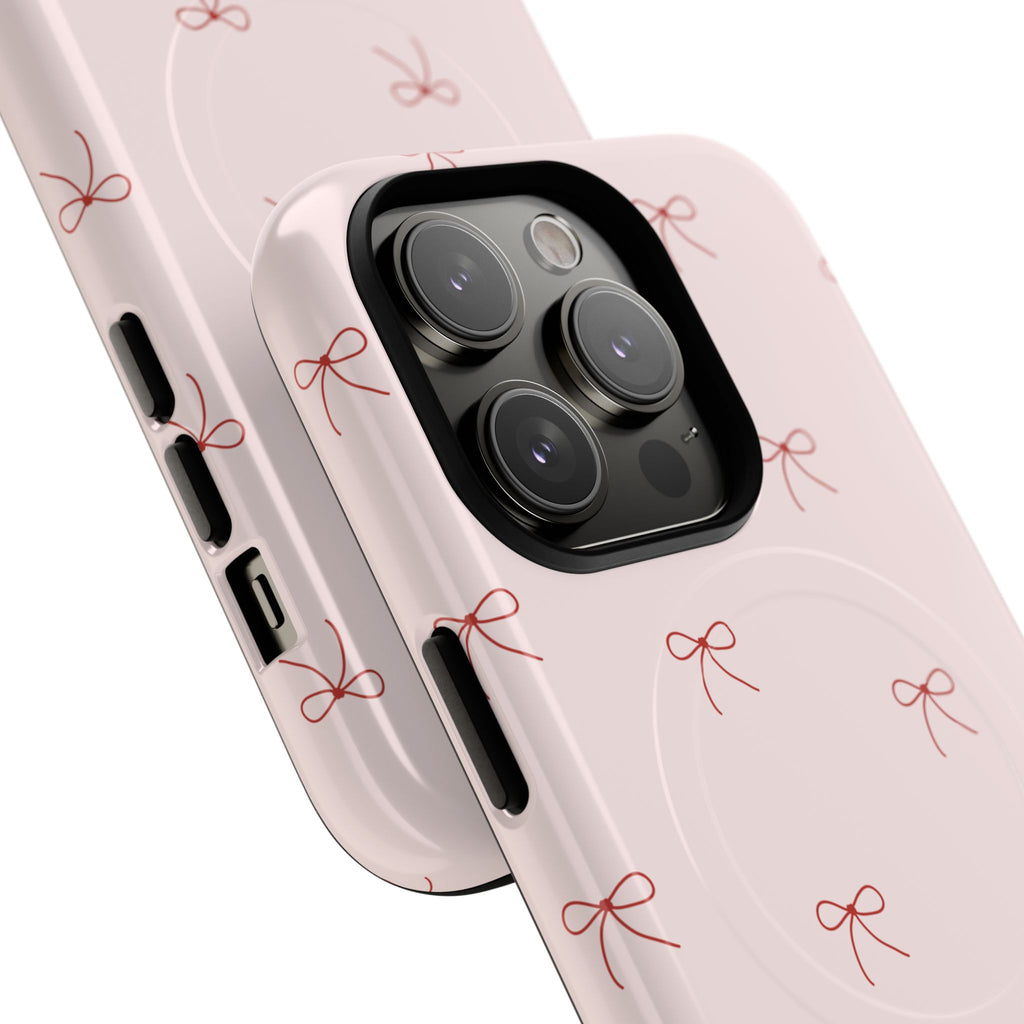 Pink Tiny Bows Phone Case | Tough Magnetic Case