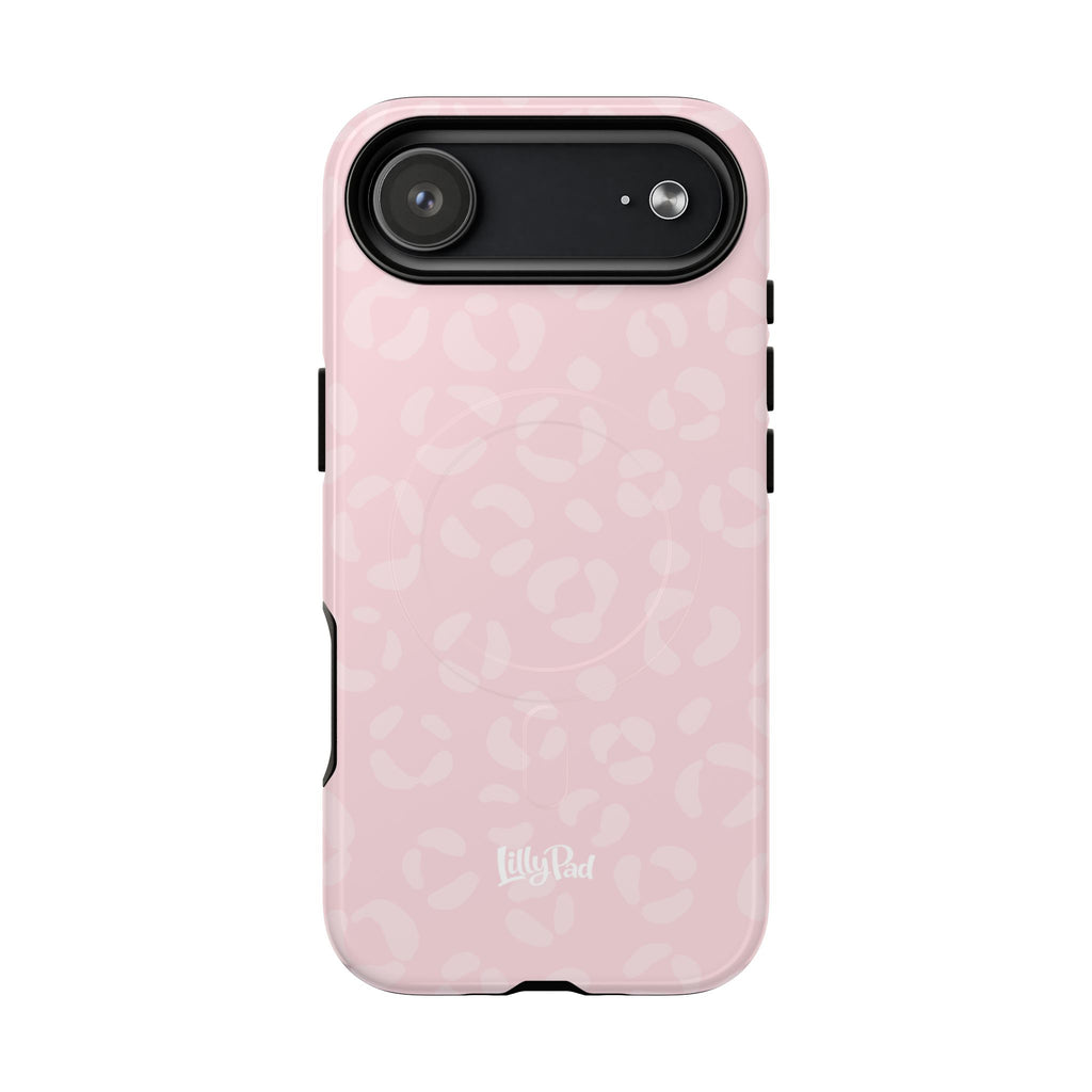Pink Leopard Print Phone Case | Tough Magnetic Case
