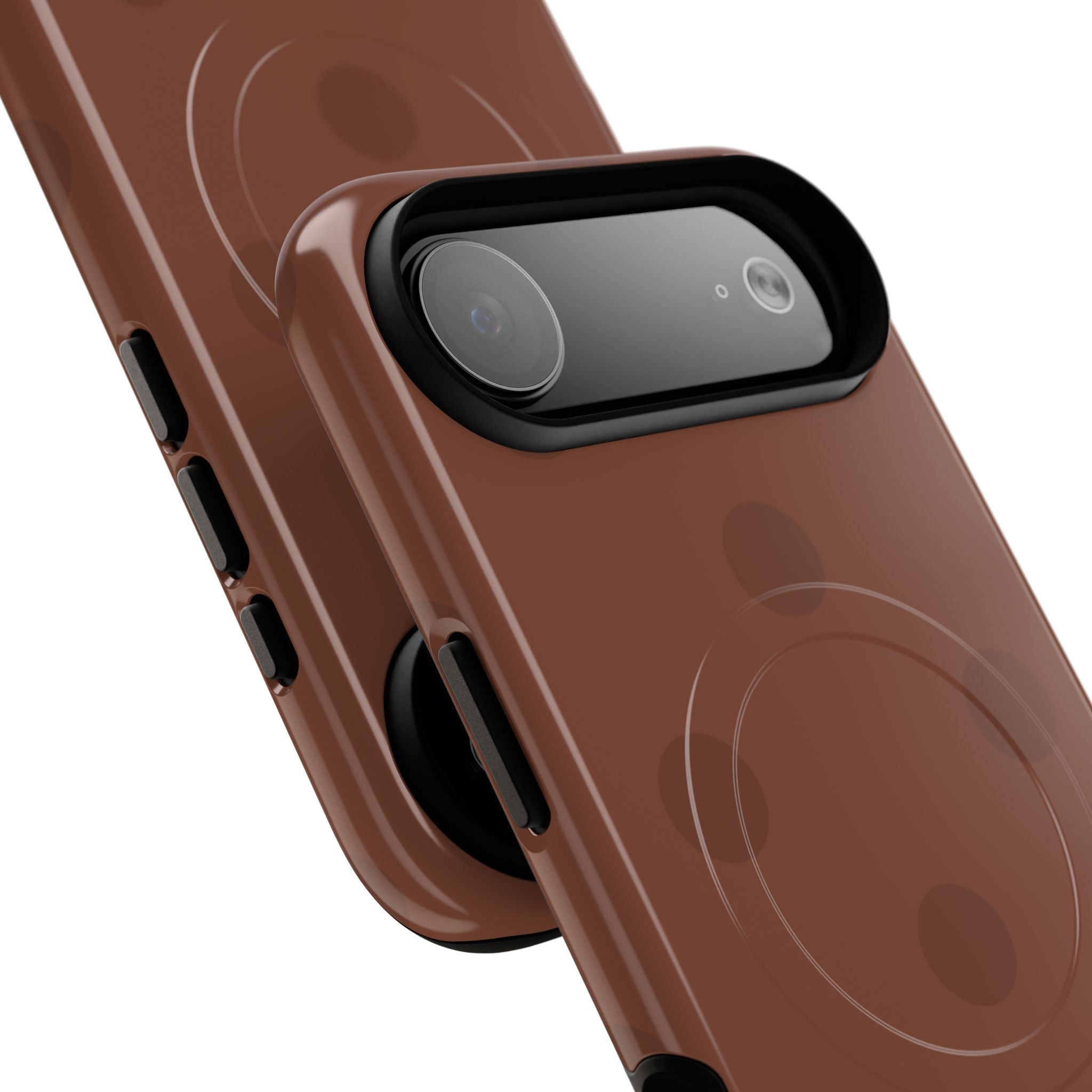 Brown Polka Dot Tough Magnetic Case | Phone Case