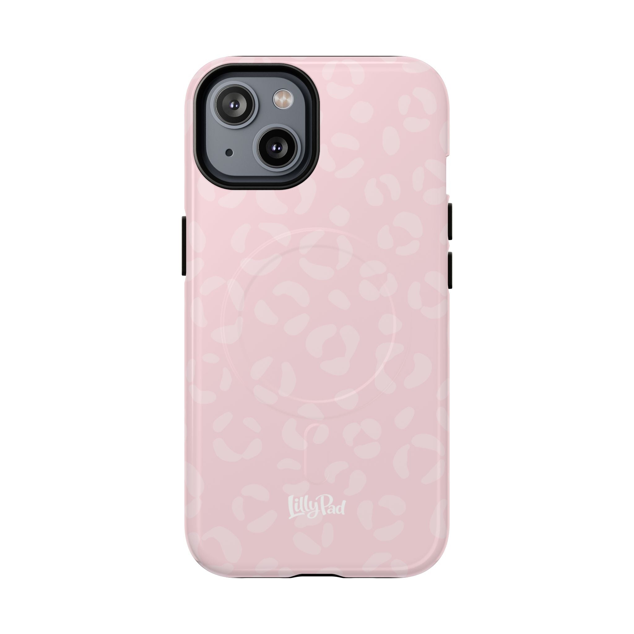 Pink Leopard Print Phone Case | Tough Magnetic Case