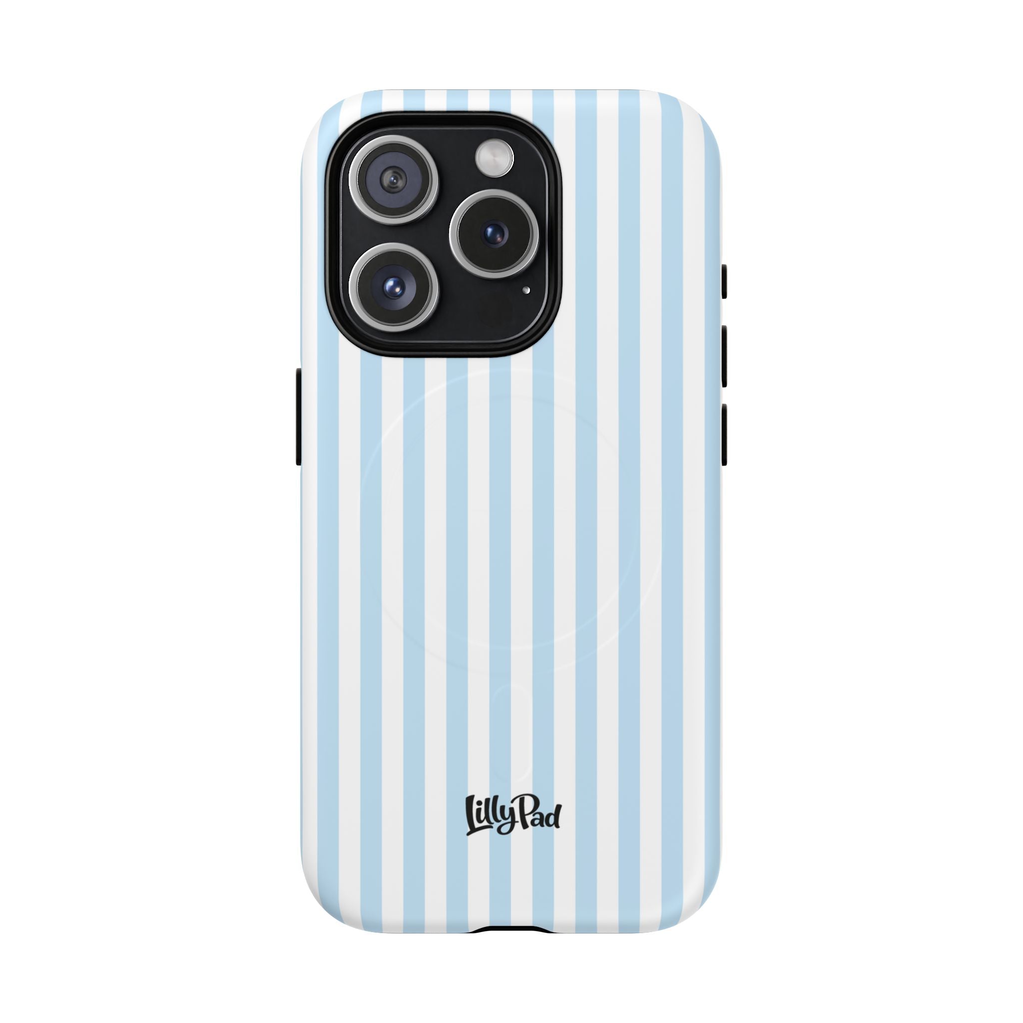 Blue Striped Pattern Phone Case | Tough Magnetic Case