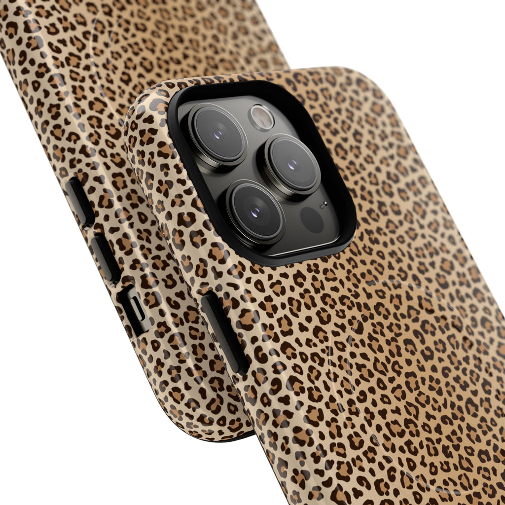 Leopard Print Phone Case | Tough Magnetic Case, Animal Print iPhone Cover