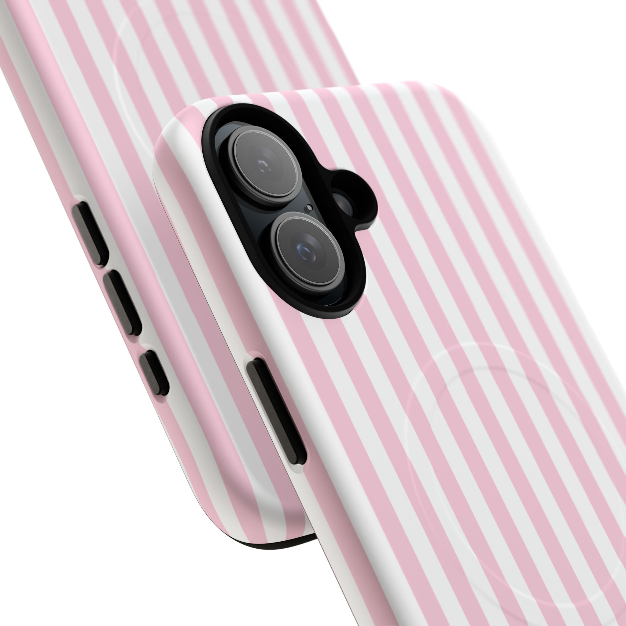 Pink Vertical Stripe phone case | Tough Magnetic Case